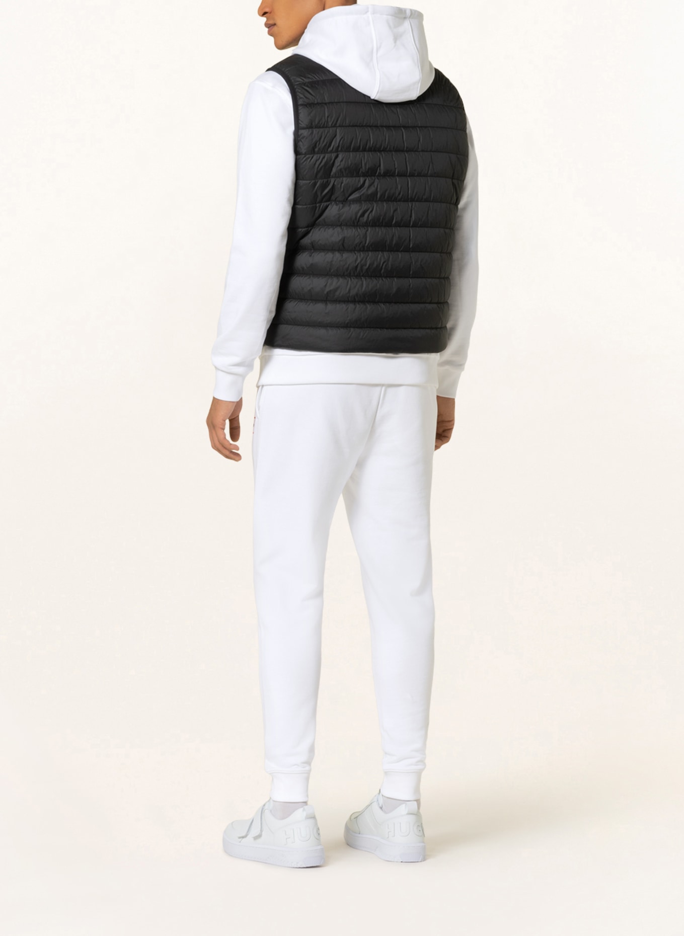 HUGO Quilted vest BENTINO, Color: BLACK (Image 3)