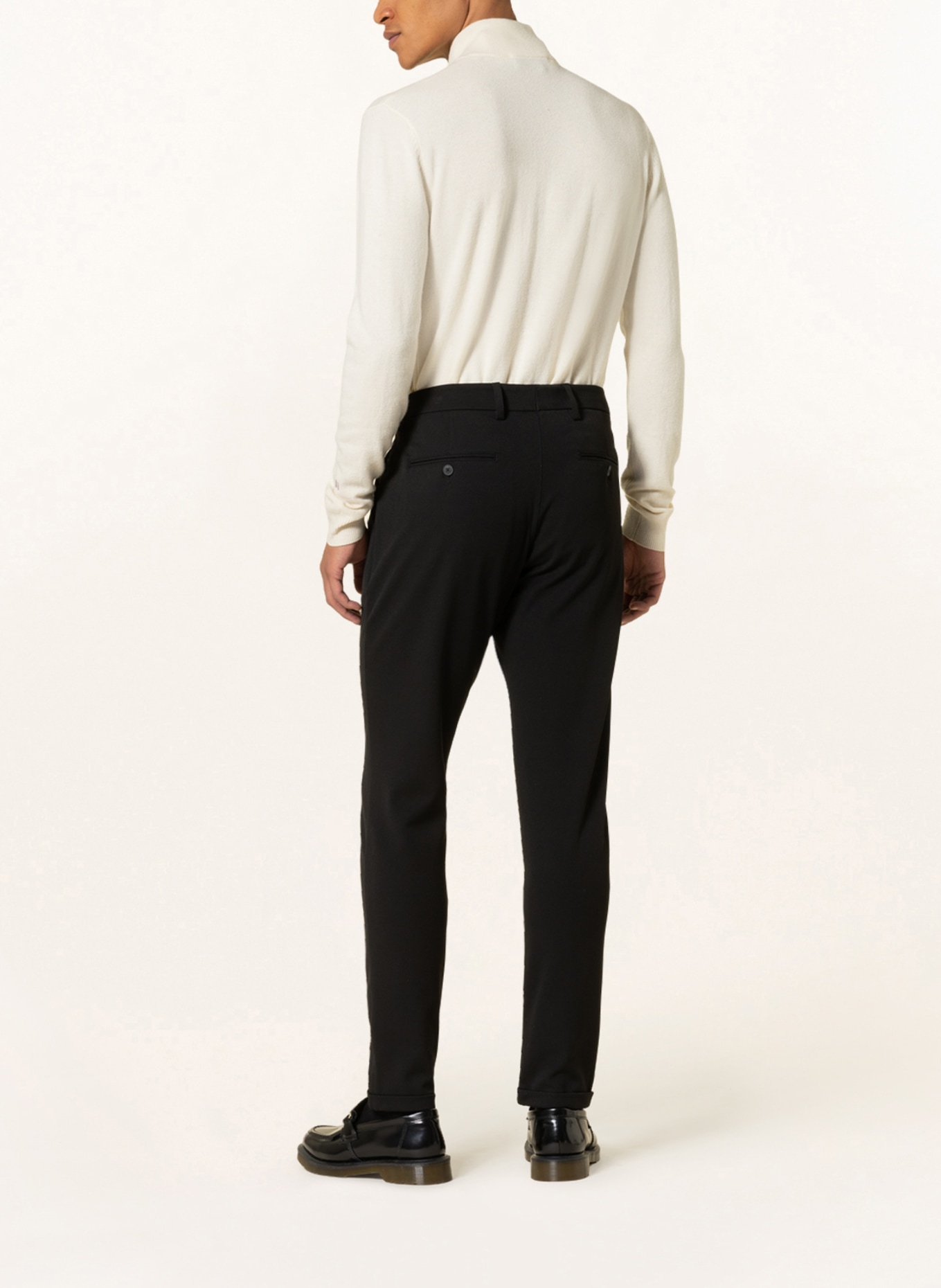 LES DEUX Pants COMO slim fit, Color: BLACK (Image 3)