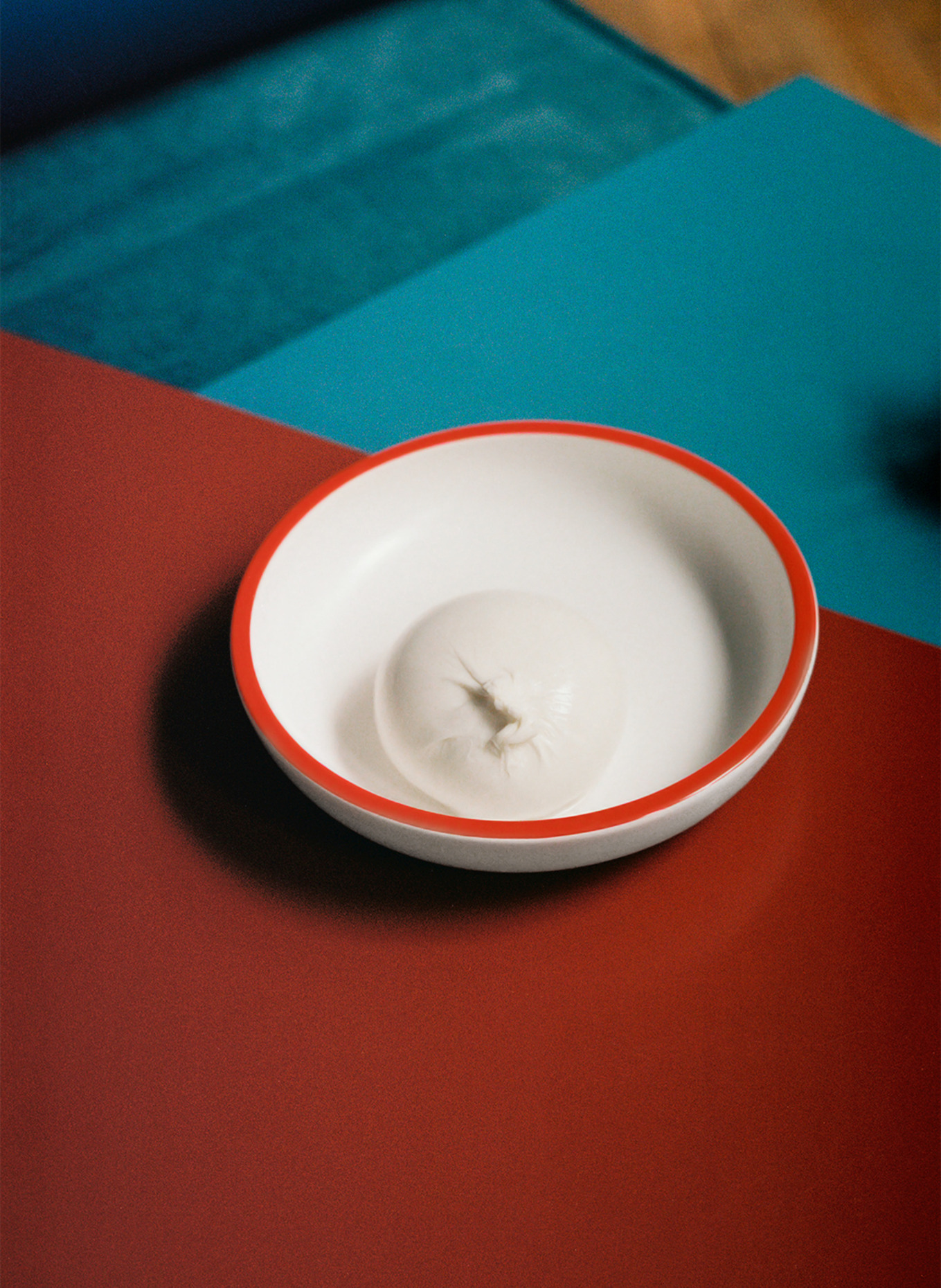 HAY Bowl SOBREMESA S, Color: WHITE/ ORANGE (Image 2)