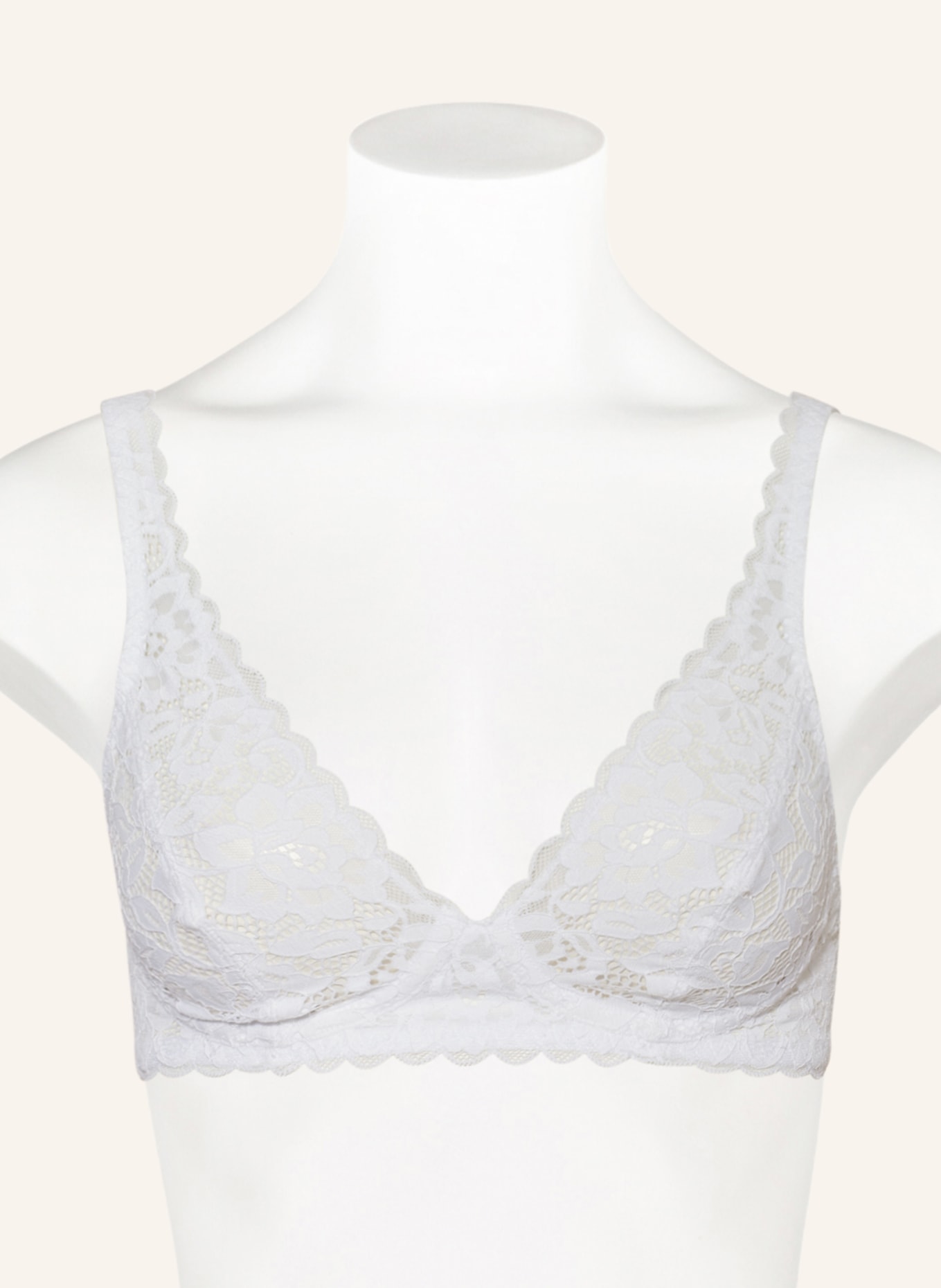 CALIDA Soft bra NATURAL COMFORT LACE, Color: WHITE (Image 1)