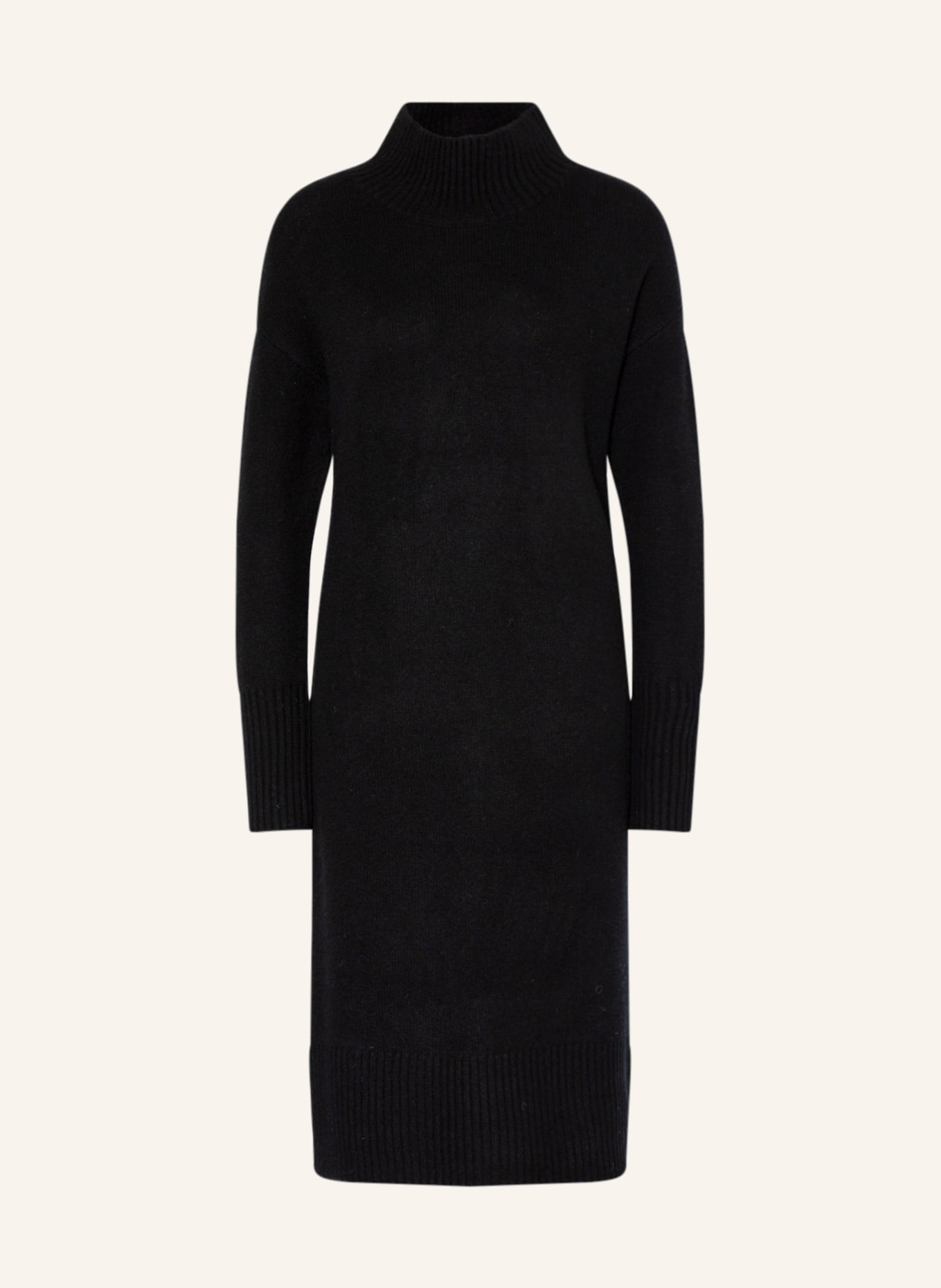 MRS & HUGS Cashmere knit dress , Color: BLACK (Image 1)