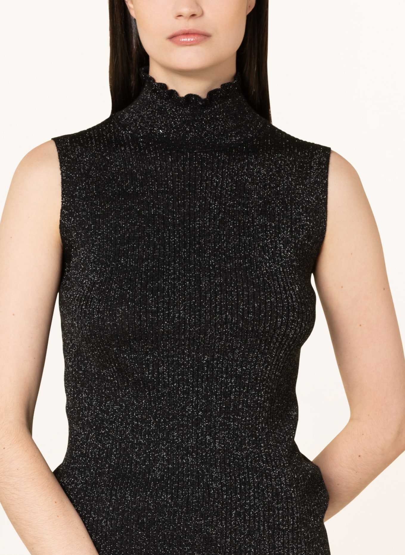 MRS & HUGS Knit top, Color: BLACK (Image 4)