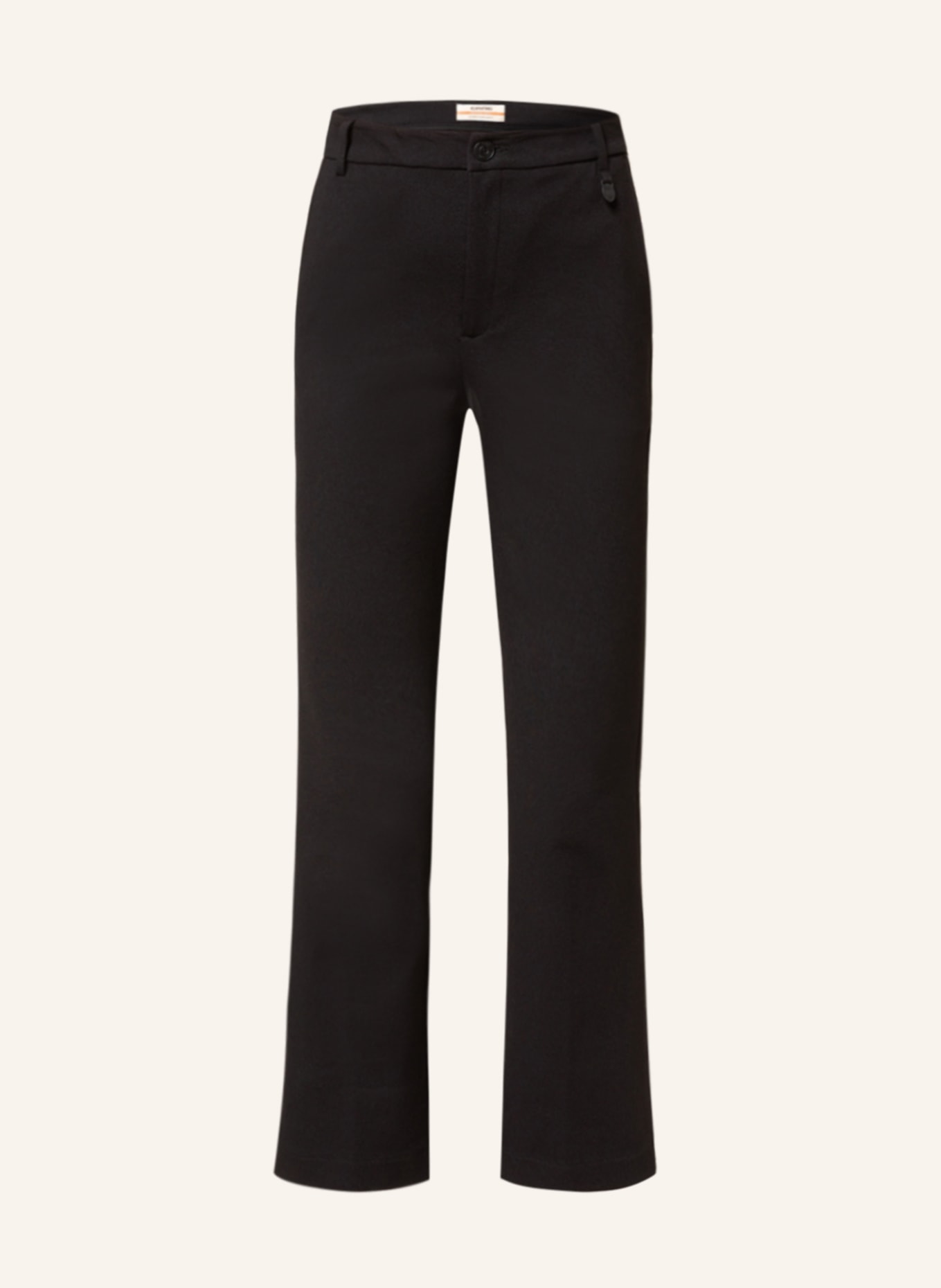 GANG Jersey trousers CINZIA, Color: BLACK (Image 1)