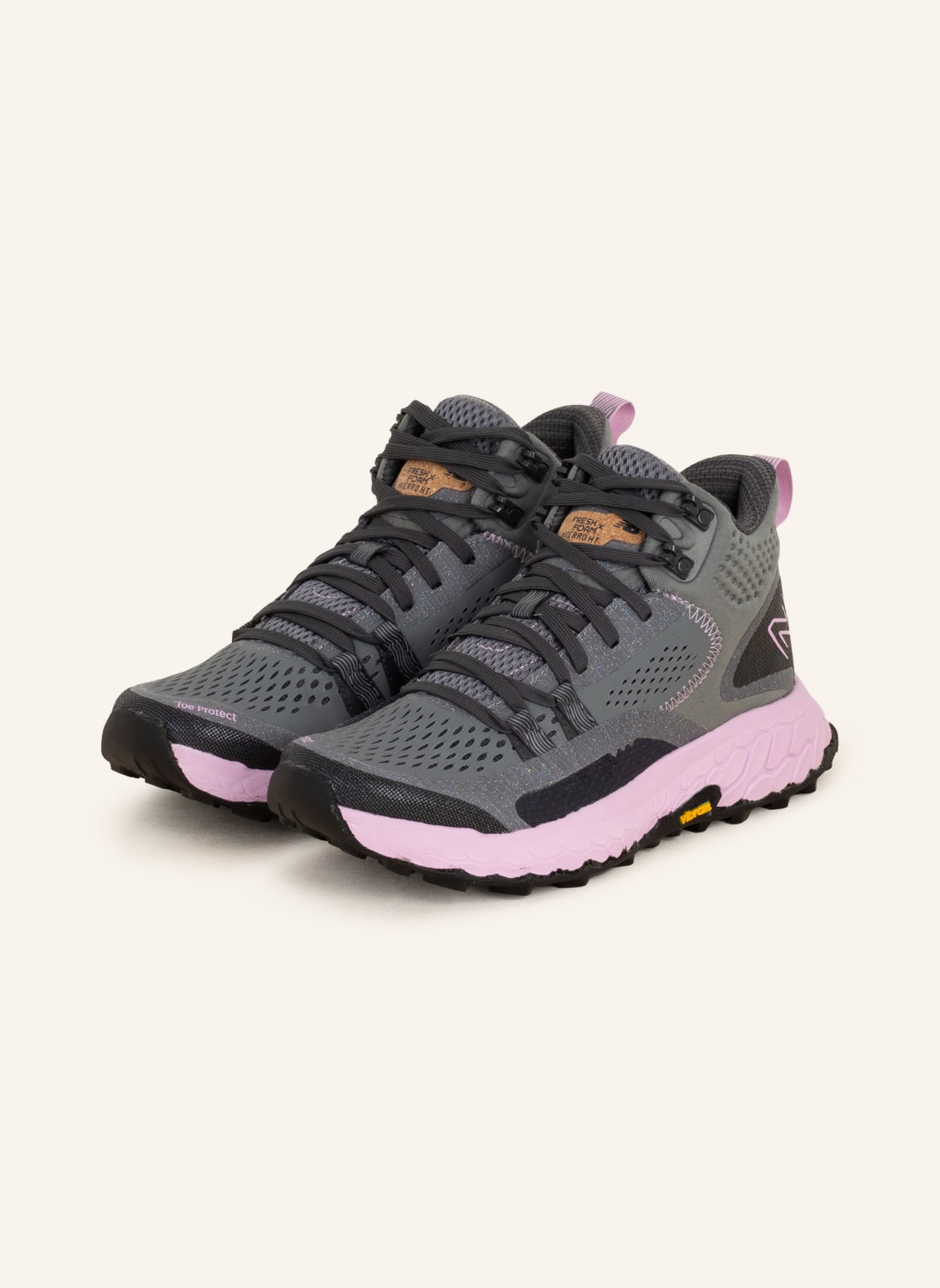 new balance Trail running shoes HIERRO MID, Color: GRAY/ PINK (Image 1)