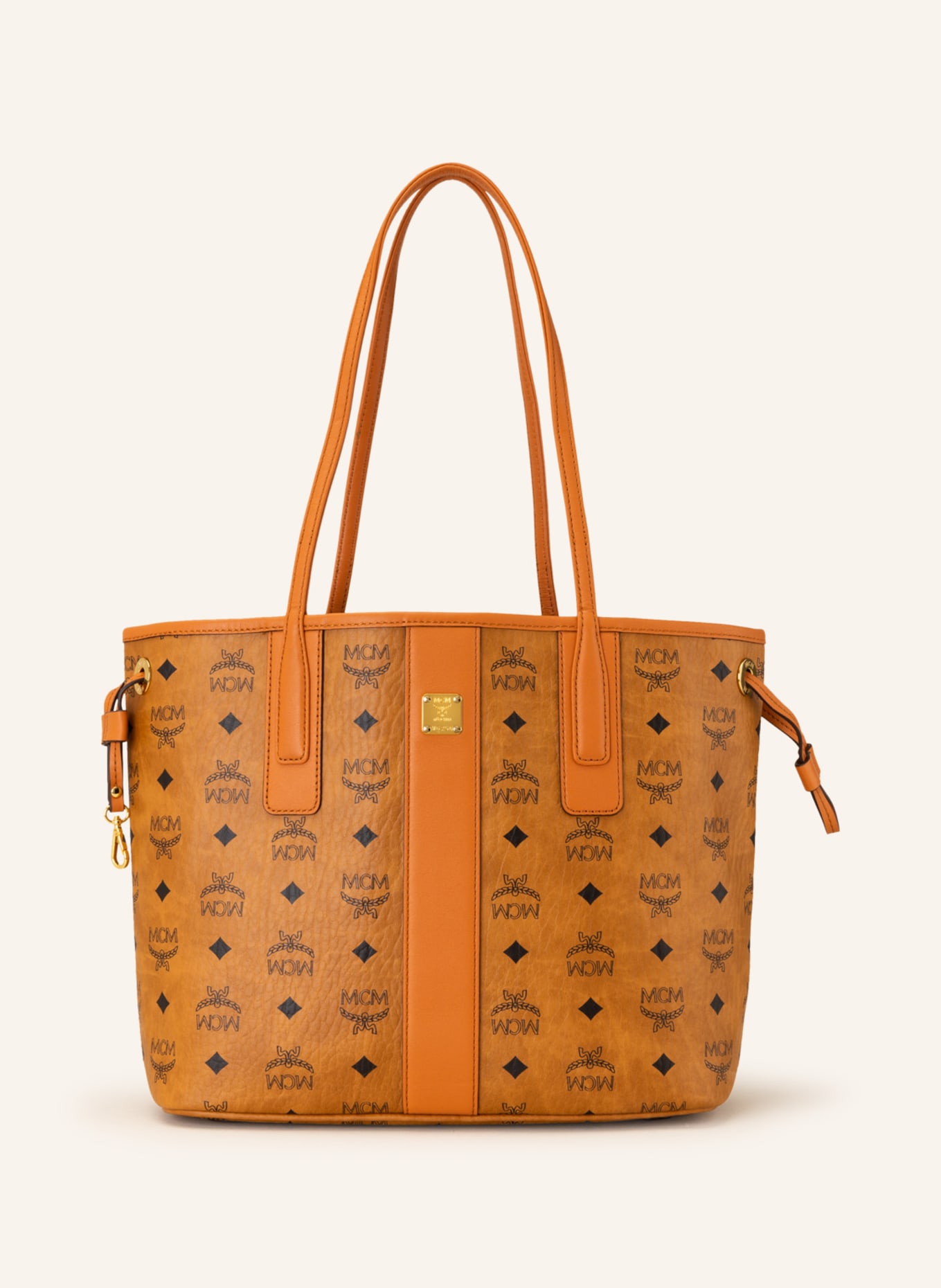 MCM Shopper LIZ mit Pouch, Farbe: COGNAC/ SCHWARZ (Bild 1)