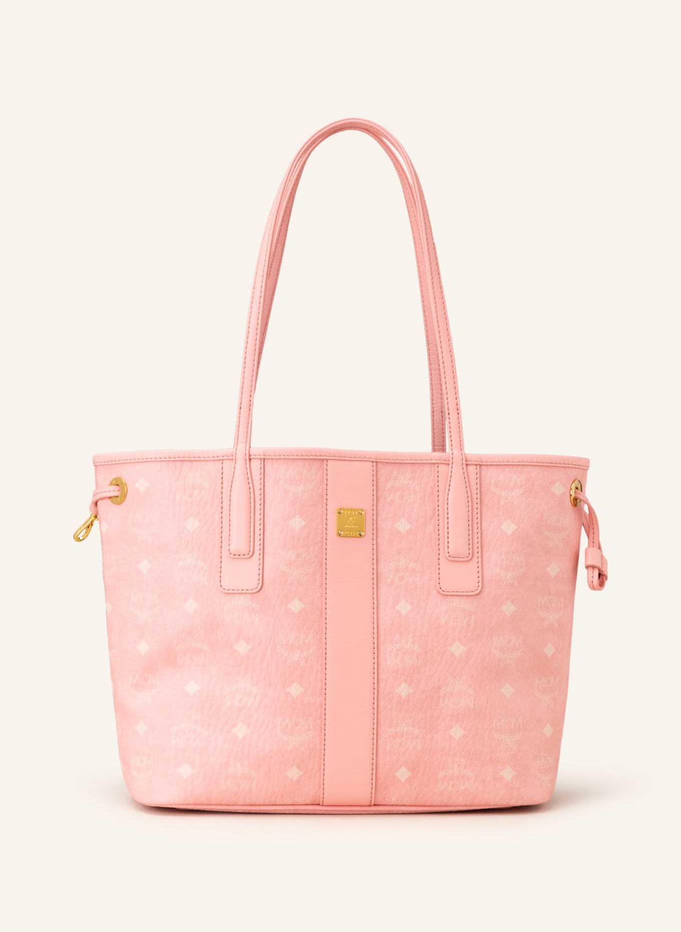 Mcm Small Liz Reversible Tote Bag - Pink