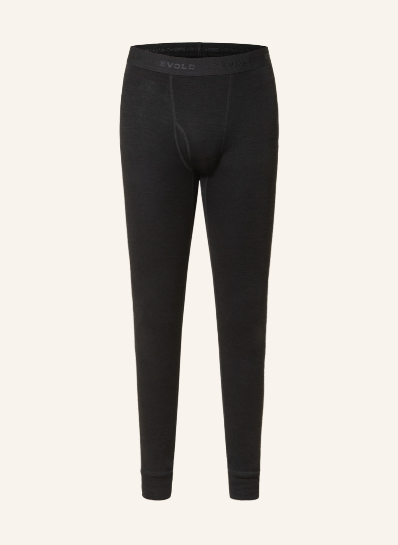DEVOLD Functional underwear trousers DUO ACTIVE in merino wool, Color: BLACK (Image 1)