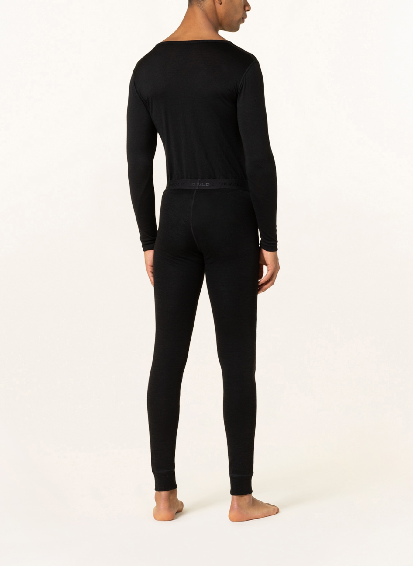 DEVOLD Functional underwear trousers DUO ACTIVE in merino wool, Color: BLACK (Image 3)