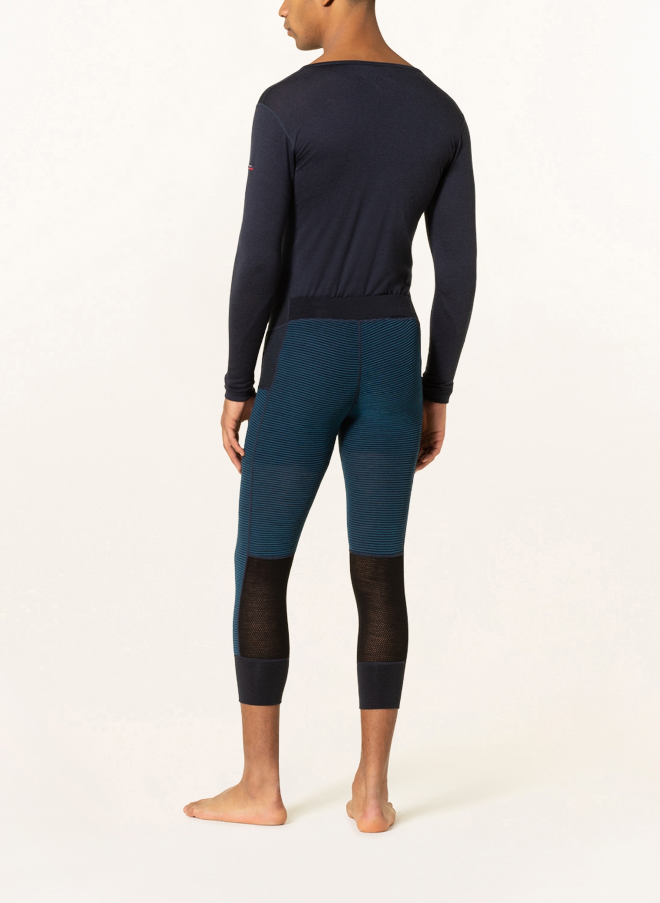 DEVOLD Functional underwear shorts TUVEGGA with cropped leg length, Color: DARK BLUE (Image 3)