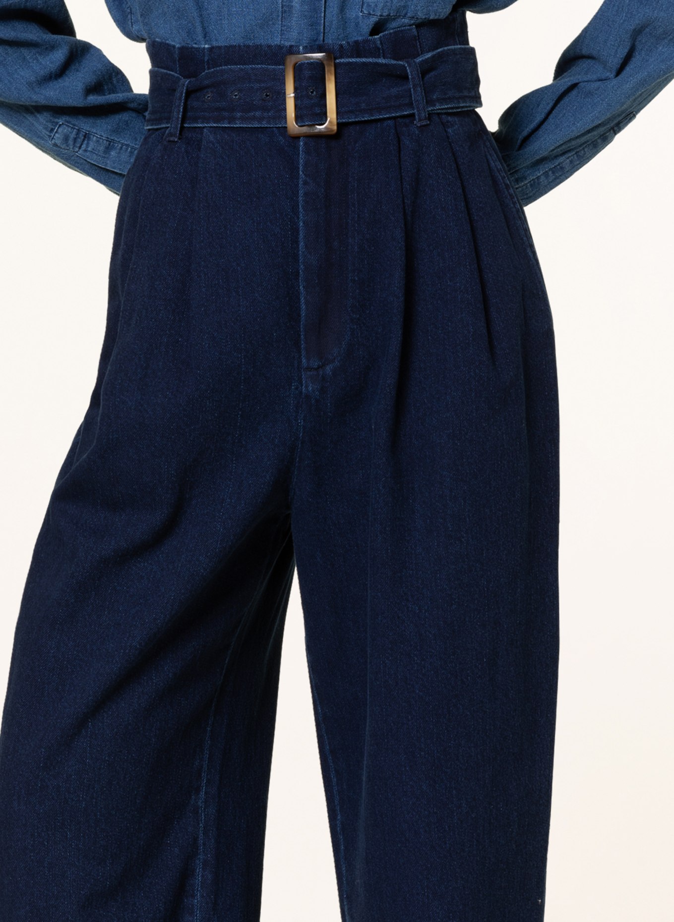 CLOSED Paperbag-Jeans IMOGEN, Farbe: DBL DARK BLUE (Bild 5)