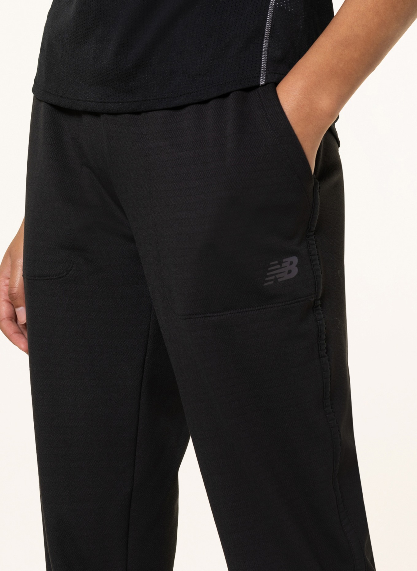 new balance Running pants SPEED , Color: BLACK (Image 5)