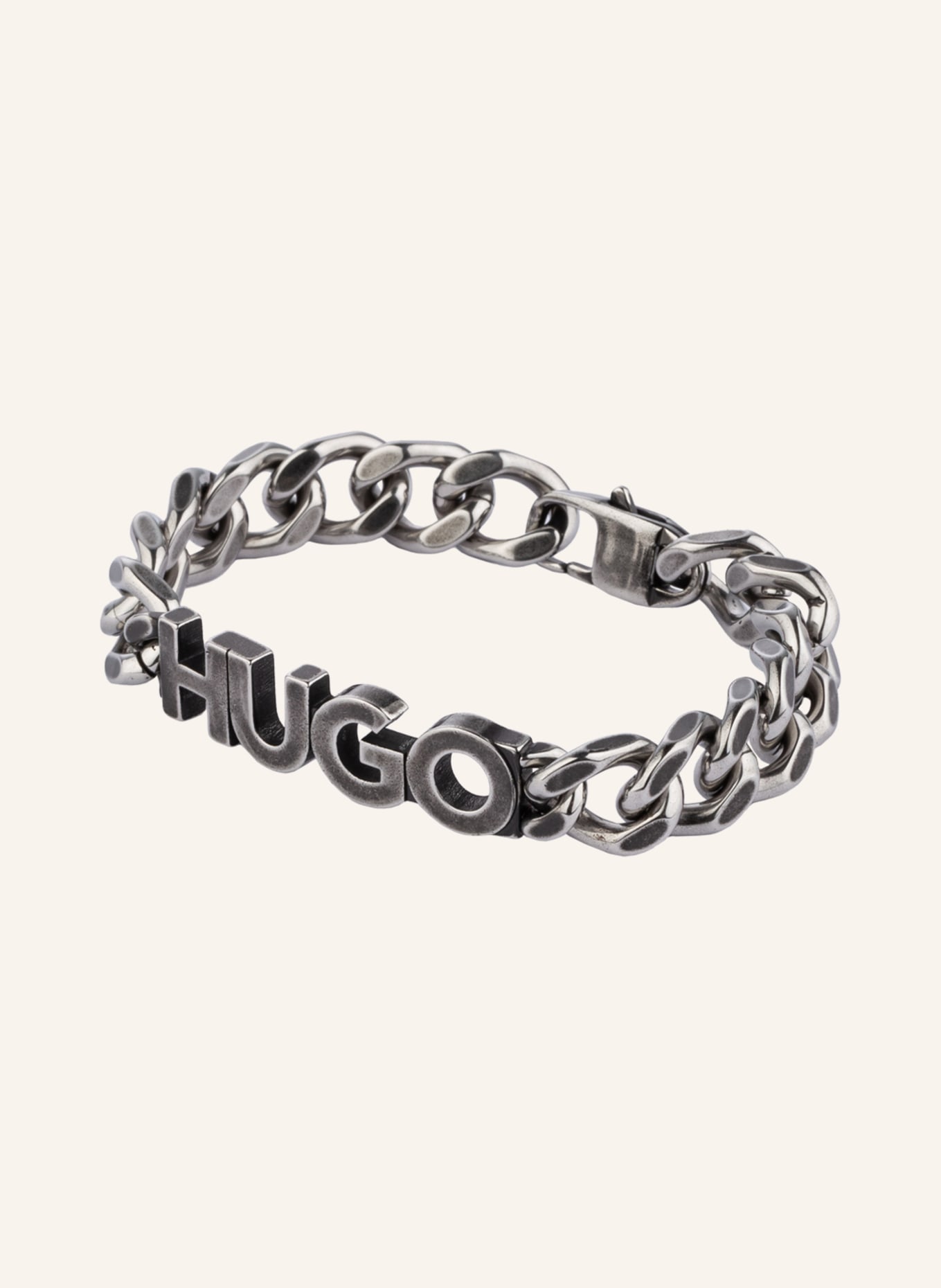 HUGO Armband LOGOBOLD: SILBER