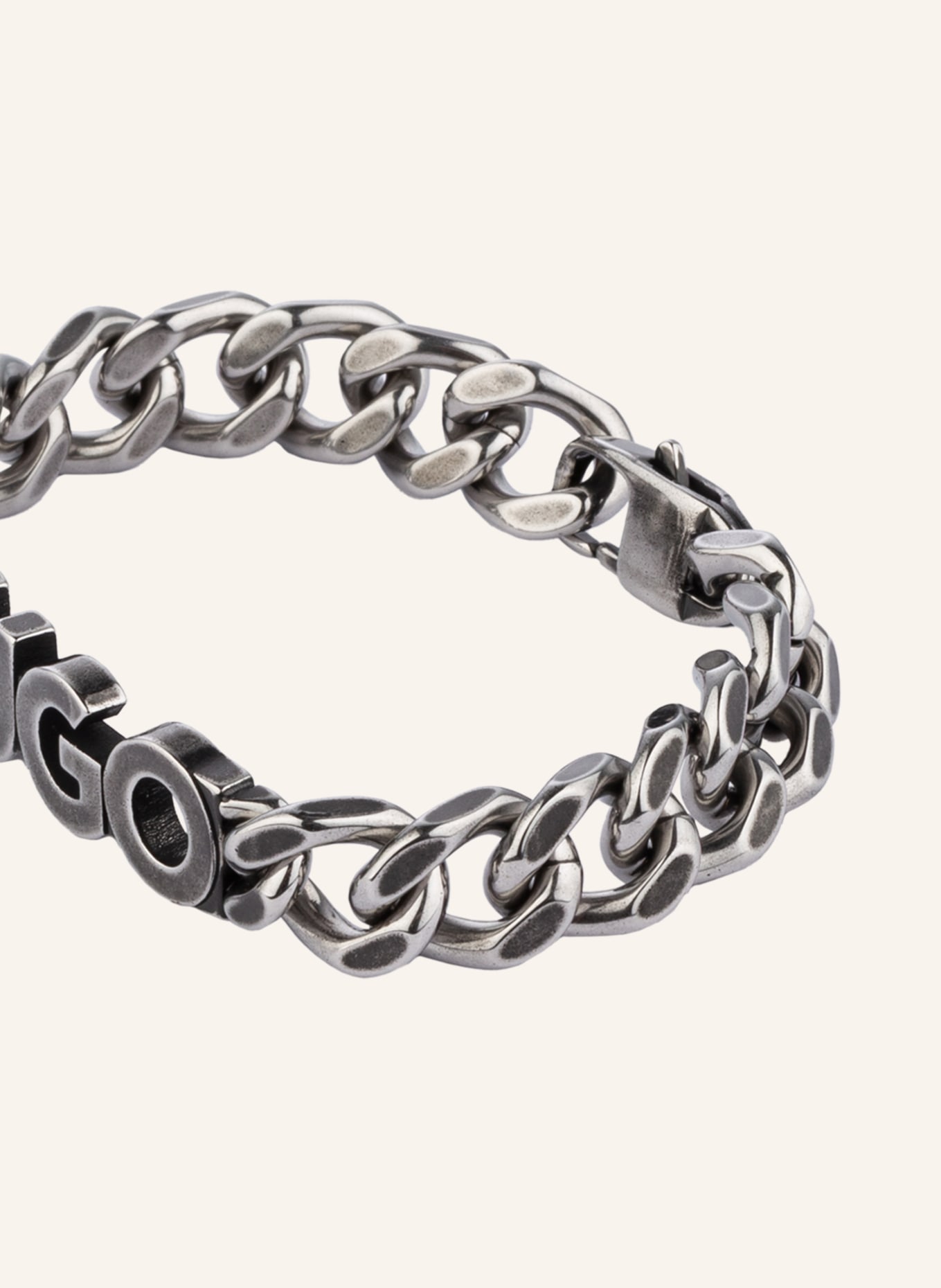 HUGO Armband LOGOBOLD: SILBER