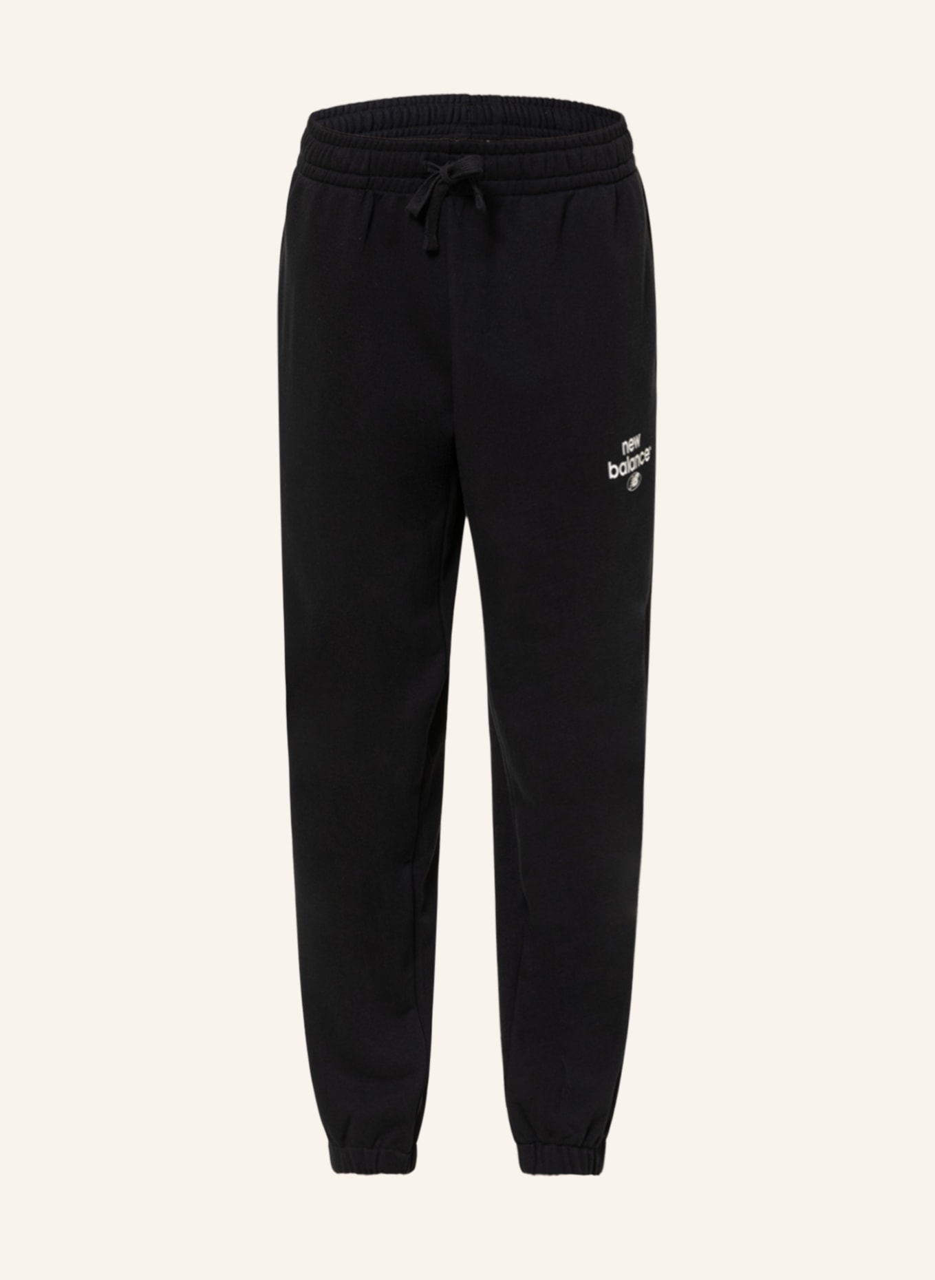 new balance 7/8 sweatpants ESSENTIAL, Color: BLACK (Image 1)