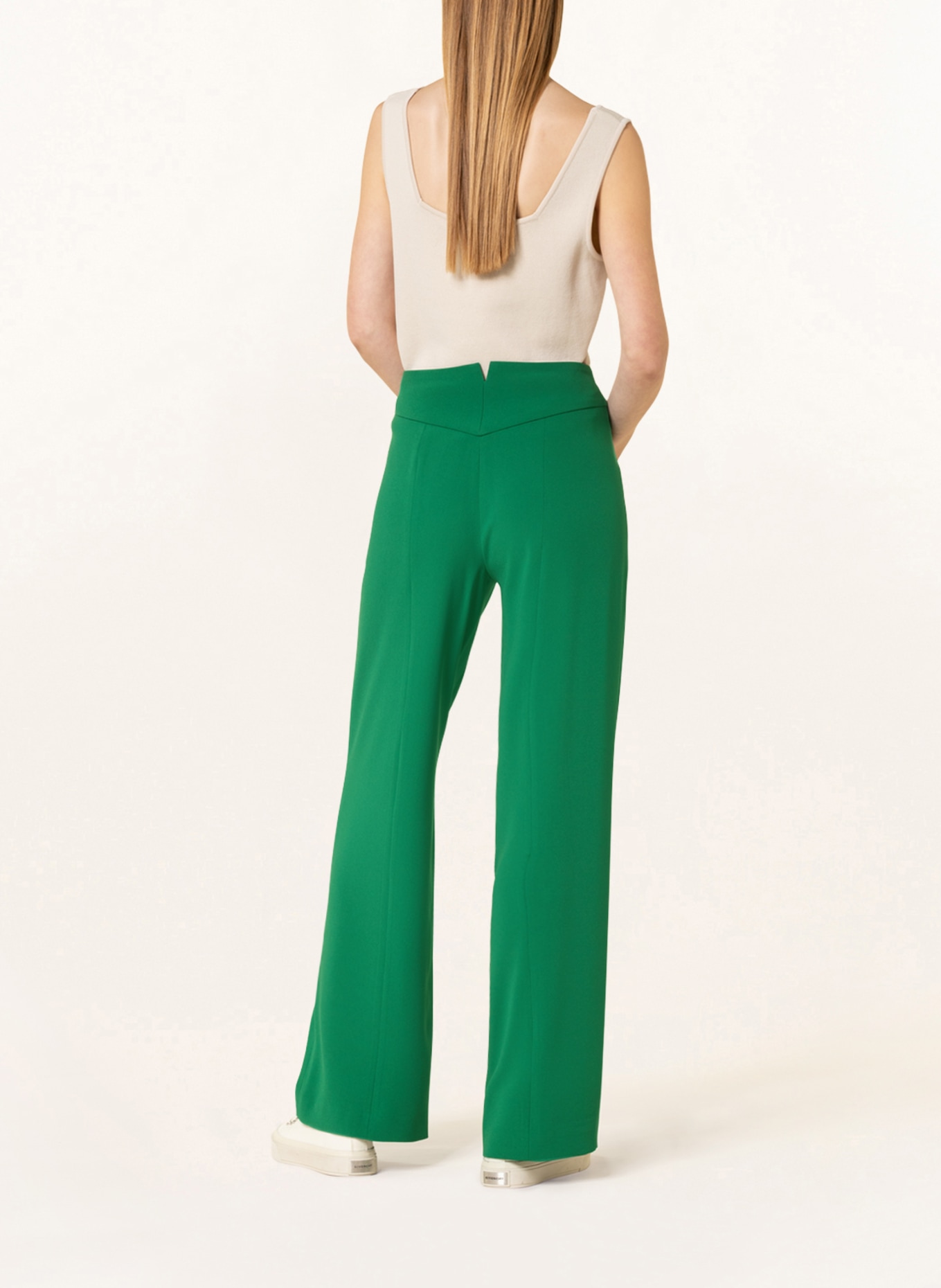 RIANI Wide leg trousers: GREEN