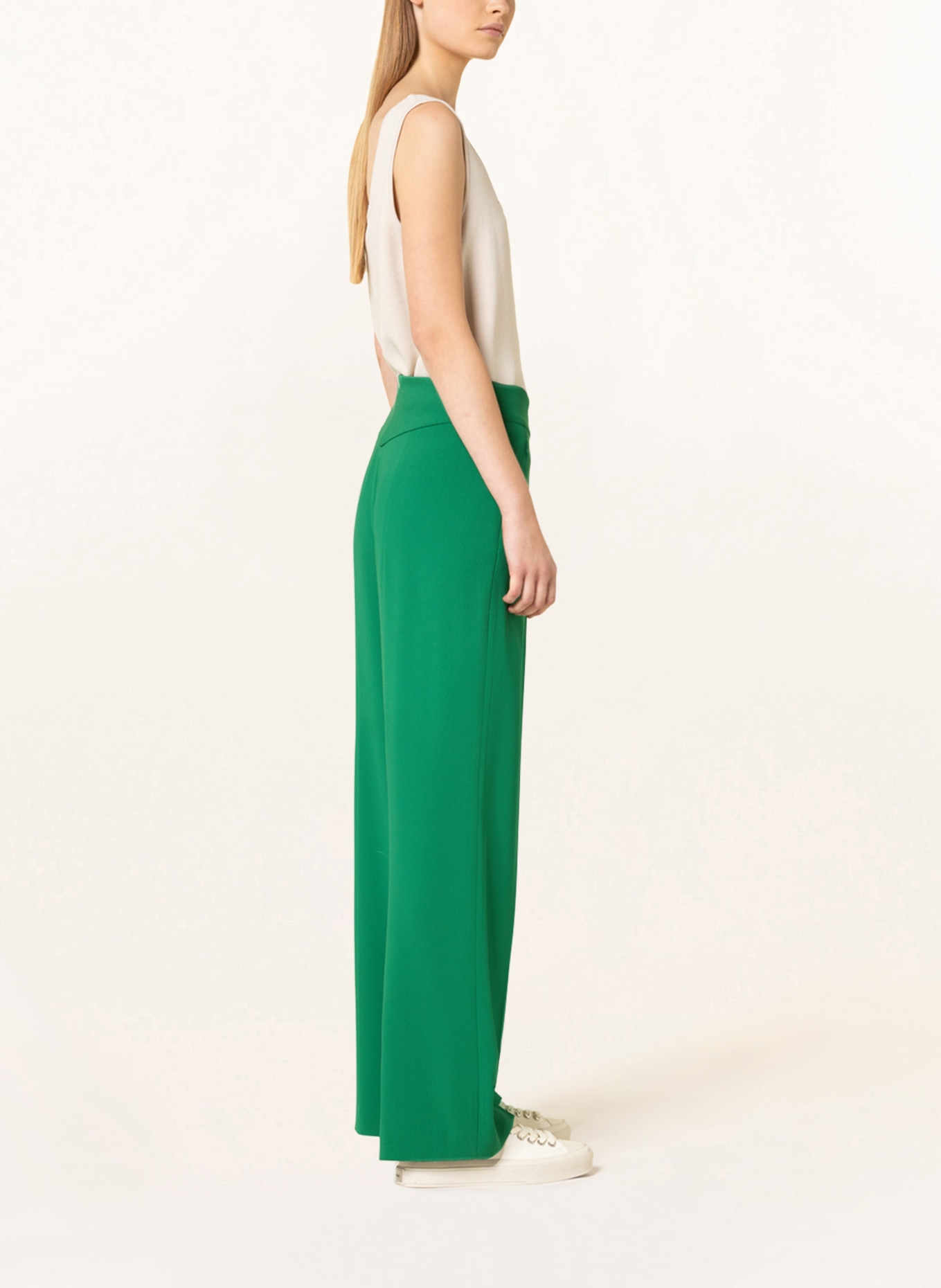 RIANI Wide leg trousers: GREEN
