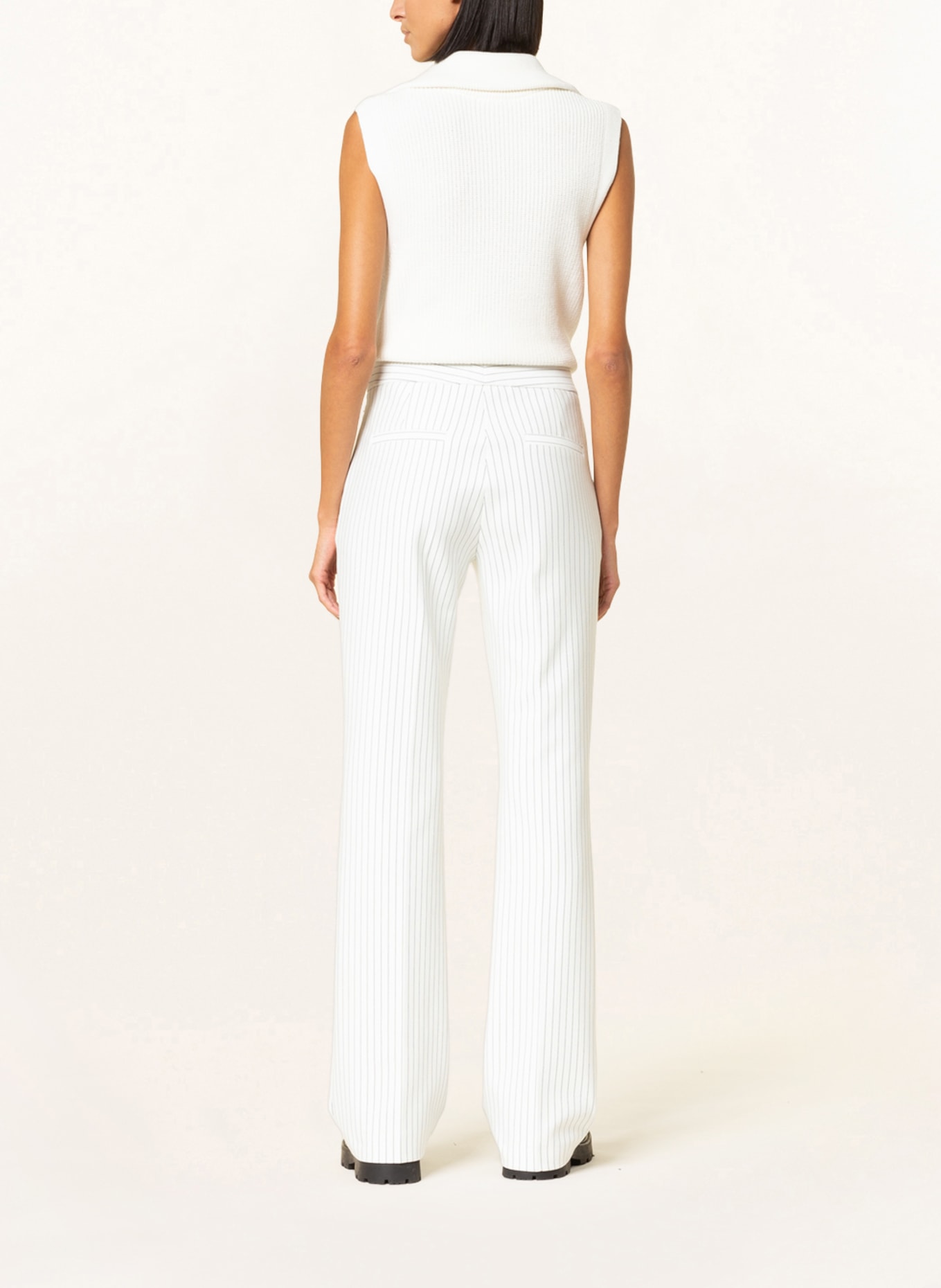 RIANI Pants , Color: WHITE/ BLACK (Image 3)