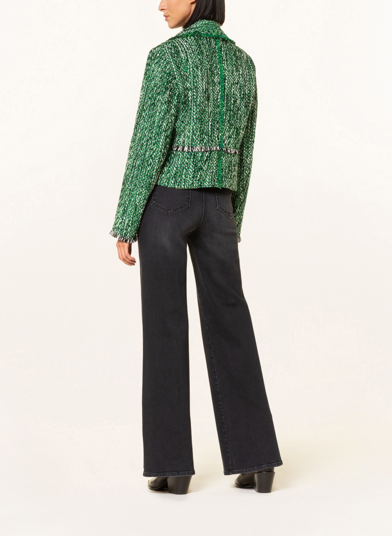 RIANI Tweed blazers, Color: GREEN/ WHITE/ BLACK (Image 3)