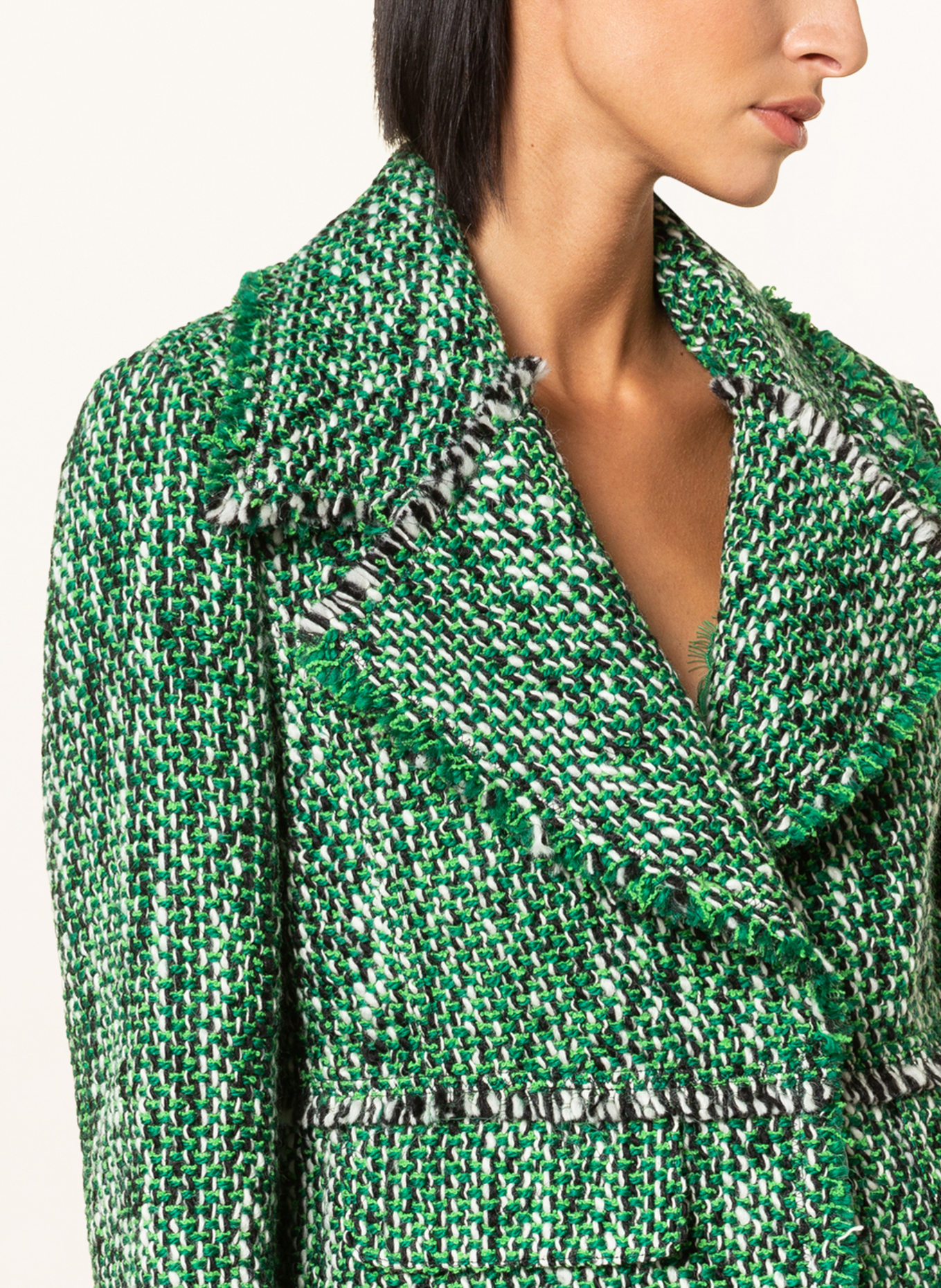 RIANI Tweed blazers, Color: GREEN/ WHITE/ BLACK (Image 4)
