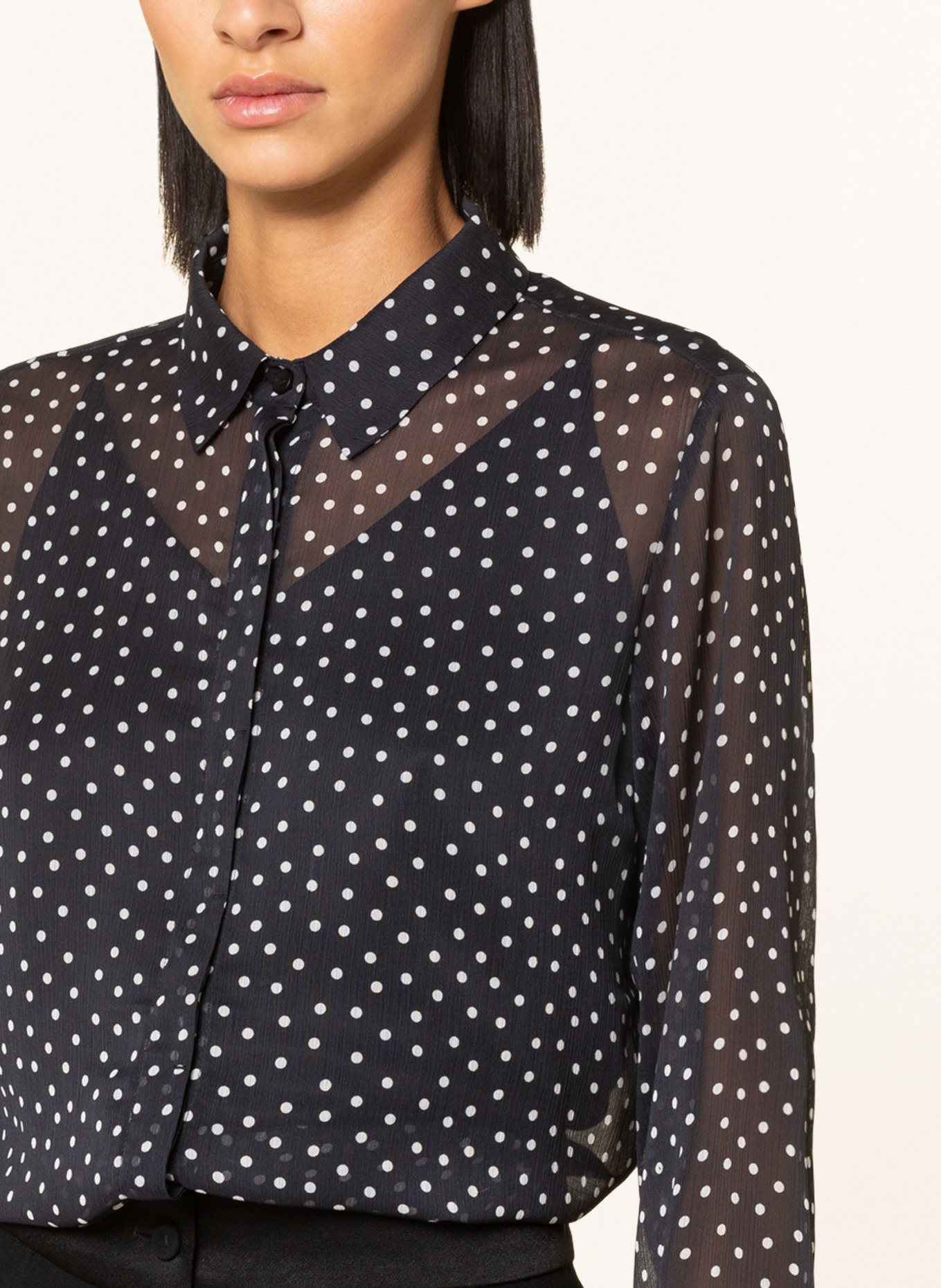 RIANI Shirt blouse, Color: BLACK/ WHITE (Image 4)