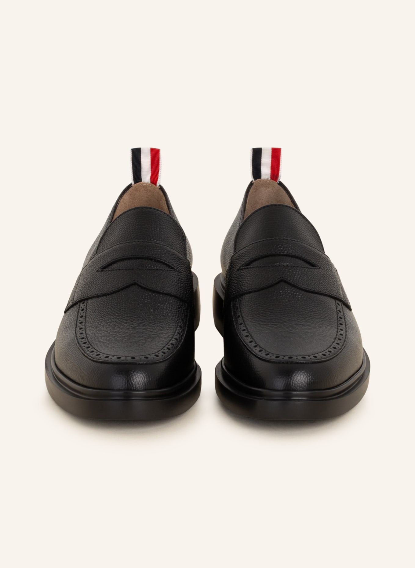 THOM BROWNE. Penny loafers , Color: BLACK (Image 3)