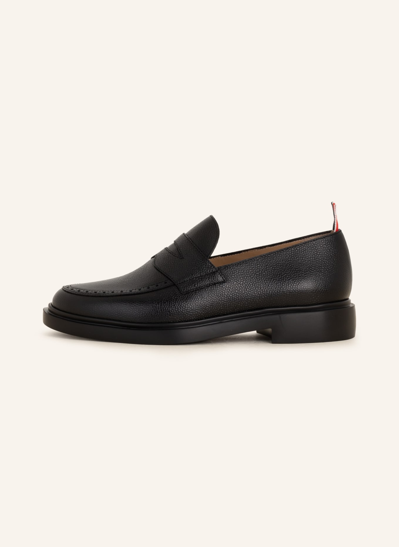 THOM BROWNE. Penny loafers , Color: BLACK (Image 4)
