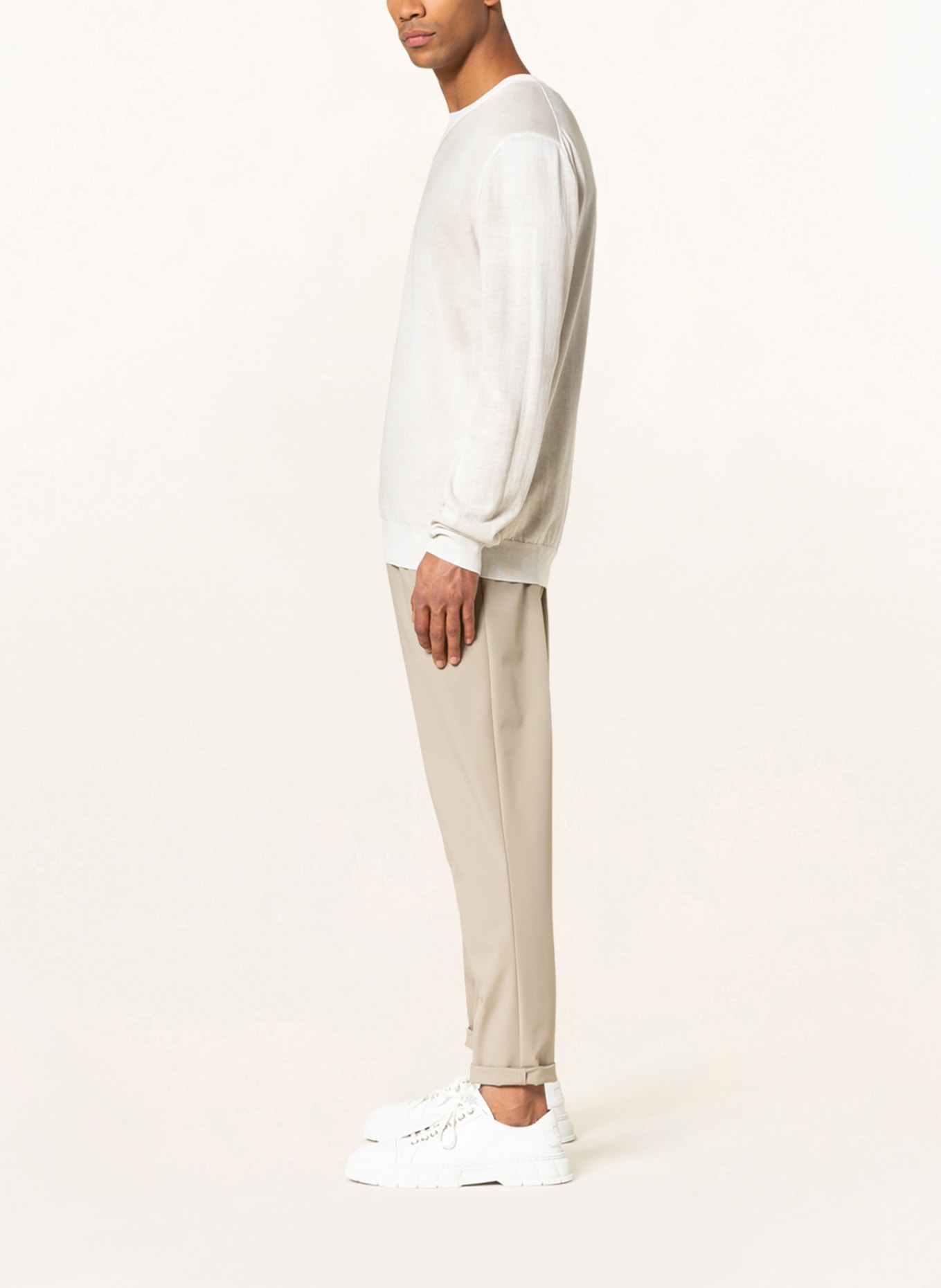 Dondup Spodnie YURI w stylu dresowym, Kolor: BEŻOWY (Obrazek 4)