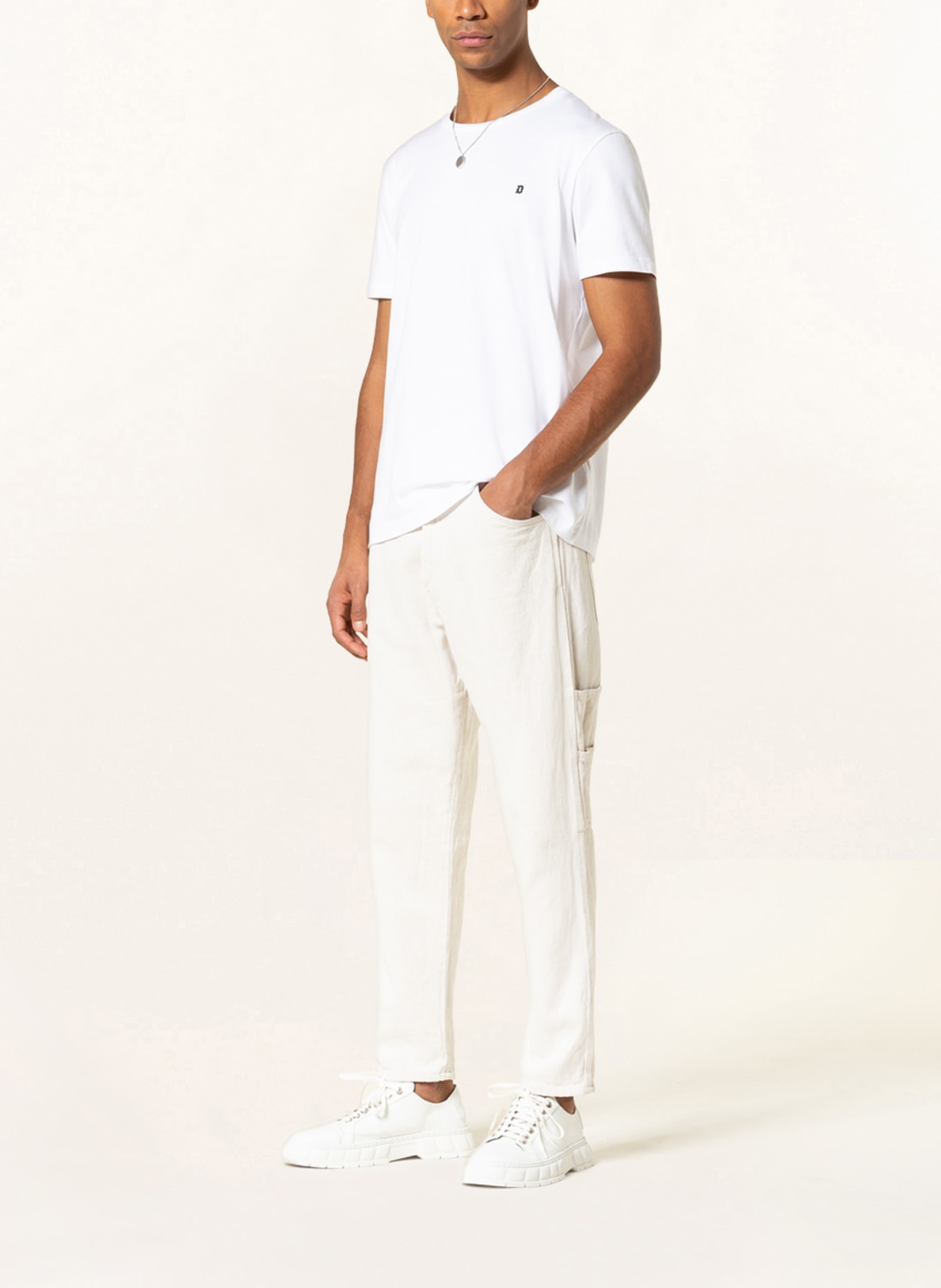 Dondup T-shirt, Color: WHITE (Image 2)