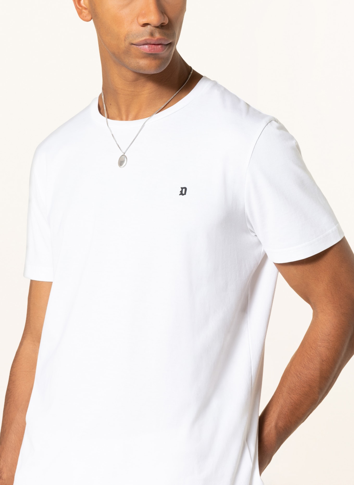 Dondup T-shirt, Color: WHITE (Image 4)