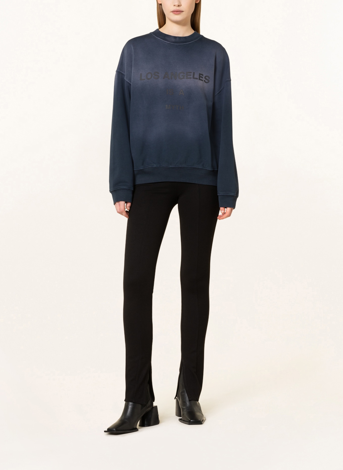ANINE BING Oversized-Sweatshirt JACI, Farbe: DUNKELBLAU (Bild 2)