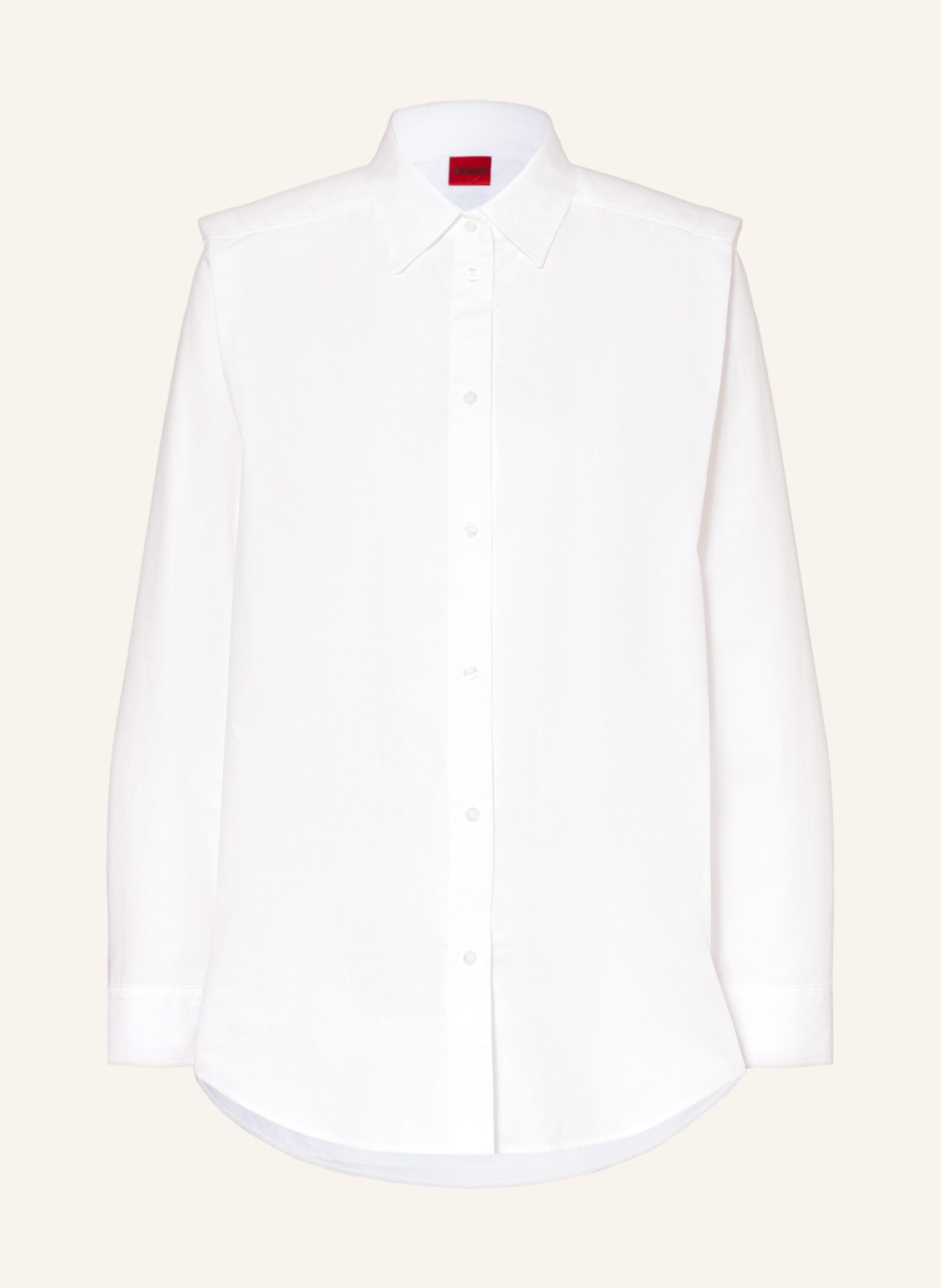 HUGO Shirt blouse EMILINA, Color: WHITE (Image 1)