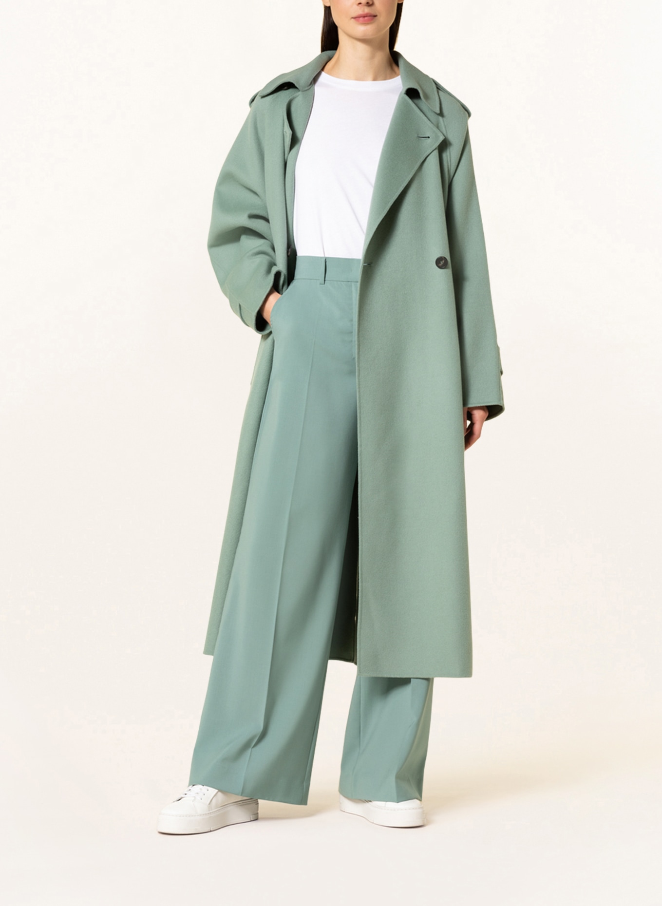 WEEKEND MaxMara Wool coat COBALTO , Color: LIGHT GREEN (Image 2)