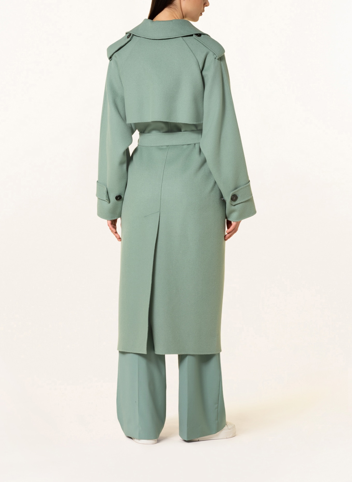 WEEKEND MaxMara Wool coat COBALTO , Color: LIGHT GREEN (Image 3)