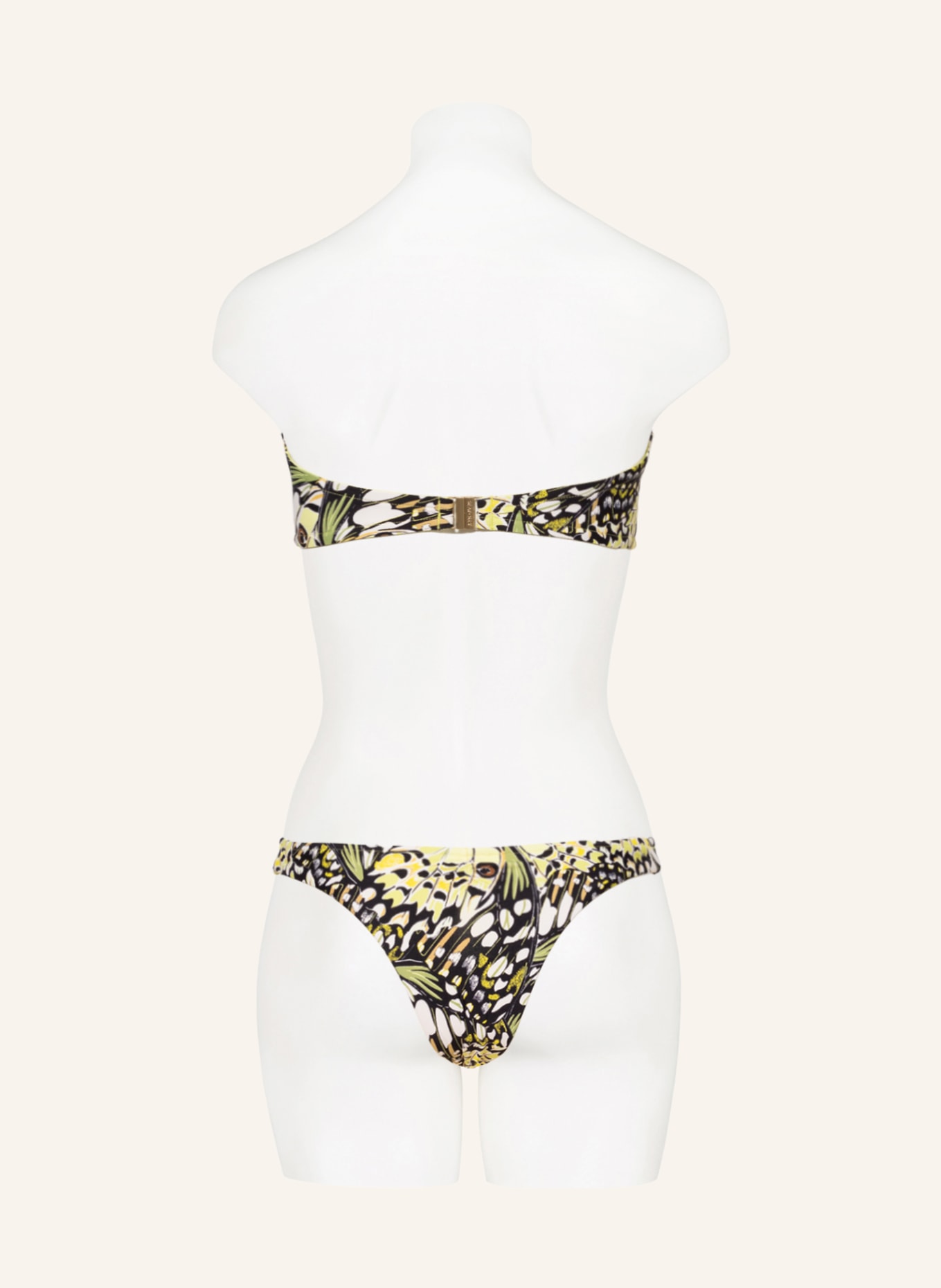 SEAFOLLY Underwired bikini top TAKE FLIGHT, Color: BLACK/ LIGHT GREEN/ YELLOW (Image 3)