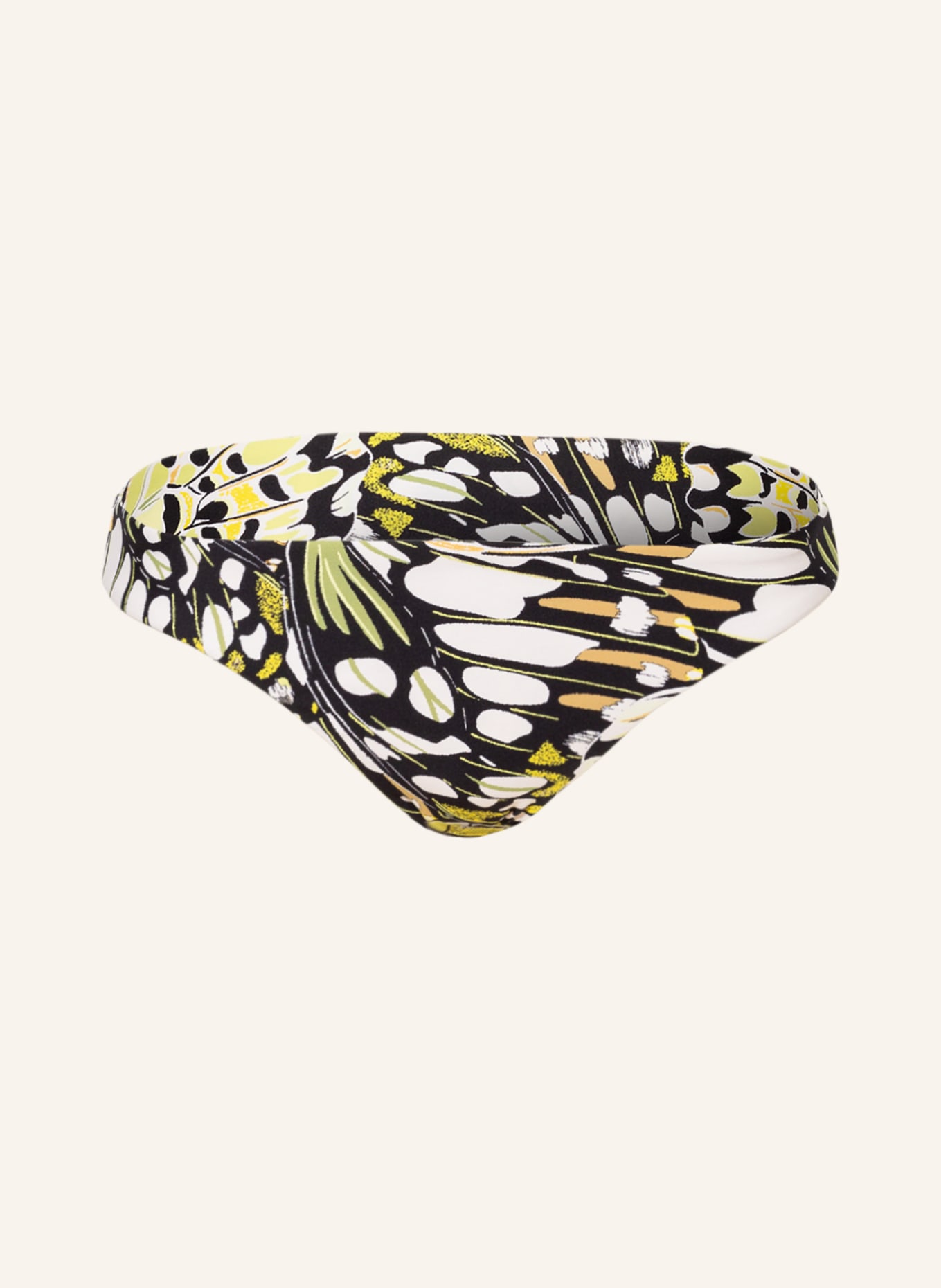 SEAFOLLY Reversible basic bikini bottoms TAKE FLIGHT, Color: BLACK/ LIGHT GREEN/ YELLOW (Image 1)