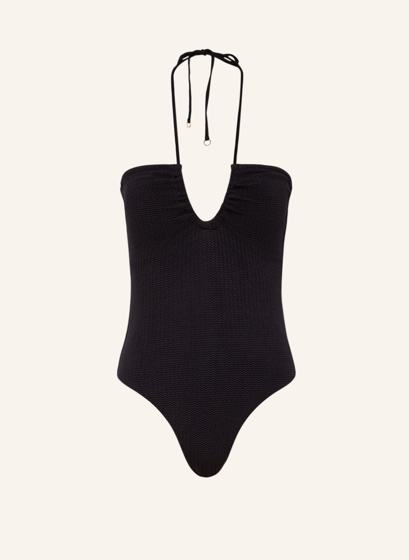 SEAFOLLY Bandeau swimsuit SEA DIVE, Color: BLACK (Image 1)
