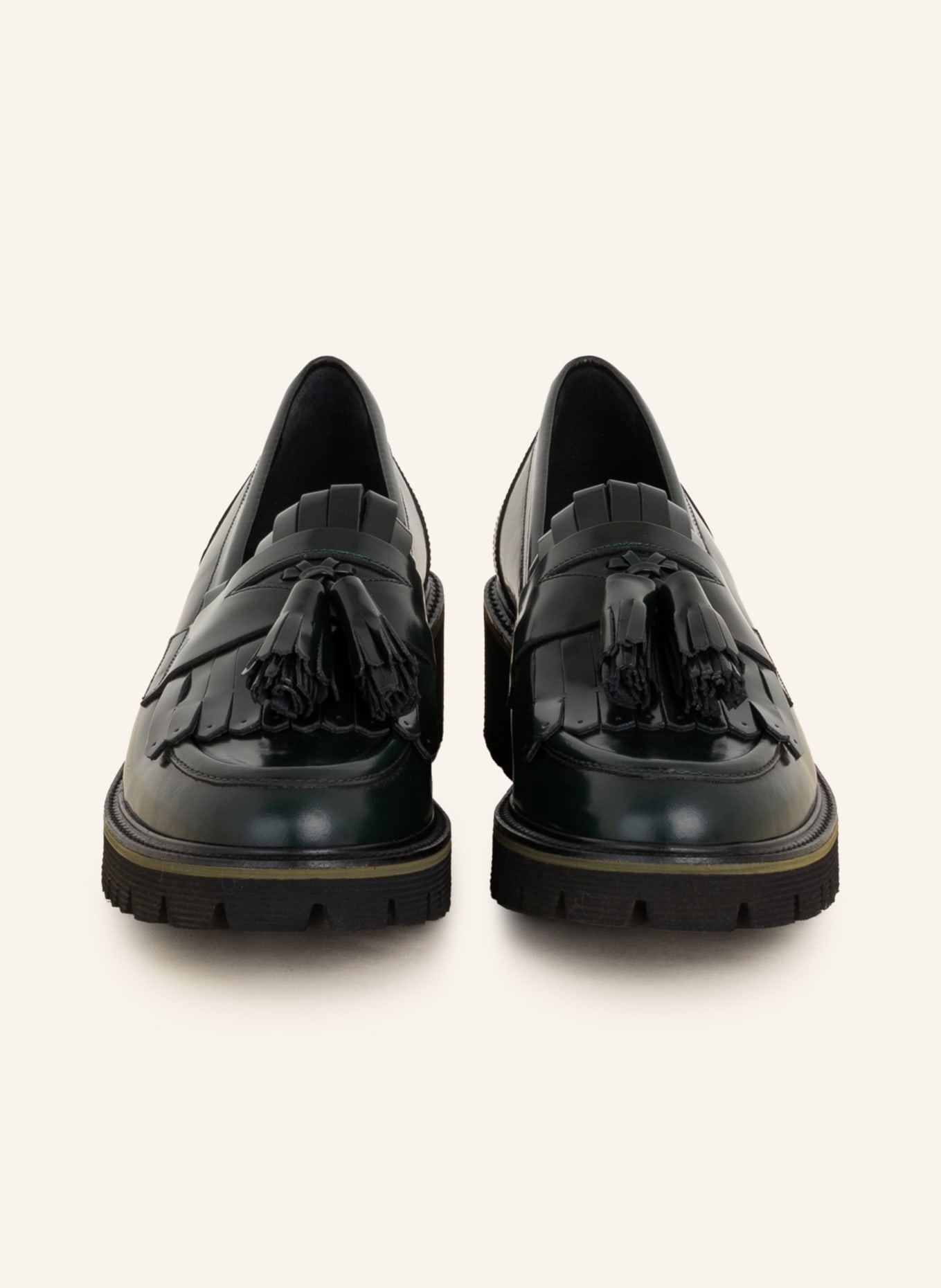Pertini Penny loafers, Color: DARK GREEN (Image 3)