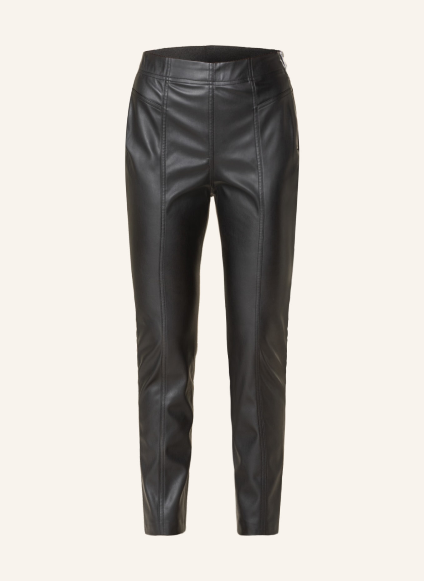 BOSS Leggings TARIANA in leather look , Color: BLACK (Image 1)