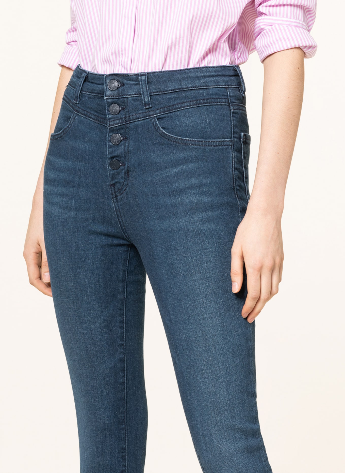 BOSS Skinny Jeans KITT, Farbe: 412 NAVY (Bild 5)