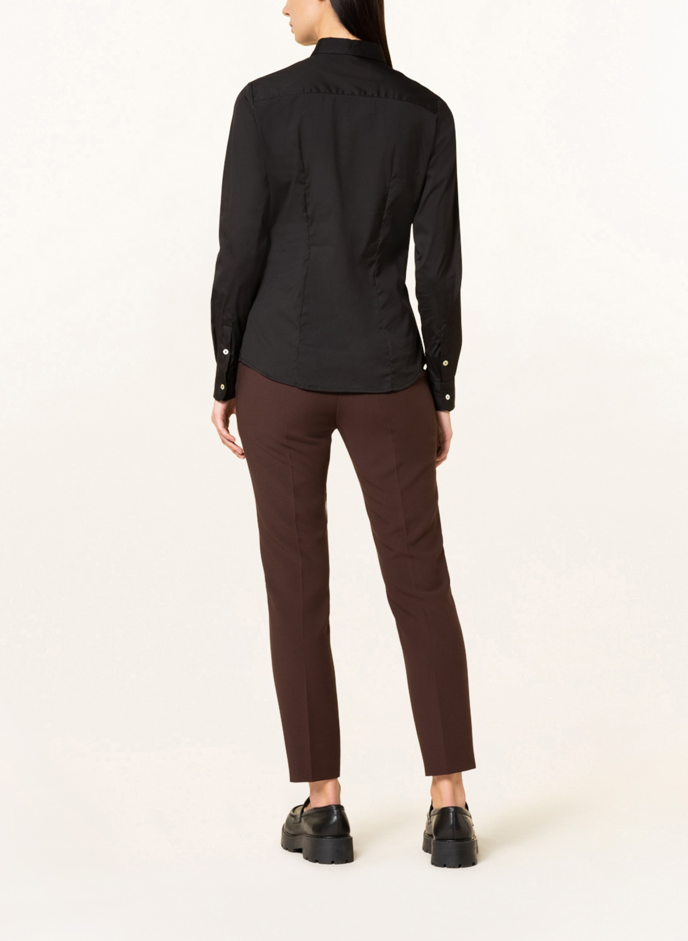 Sophie Shirt blouse GINETTA, Color: BLACK (Image 3)