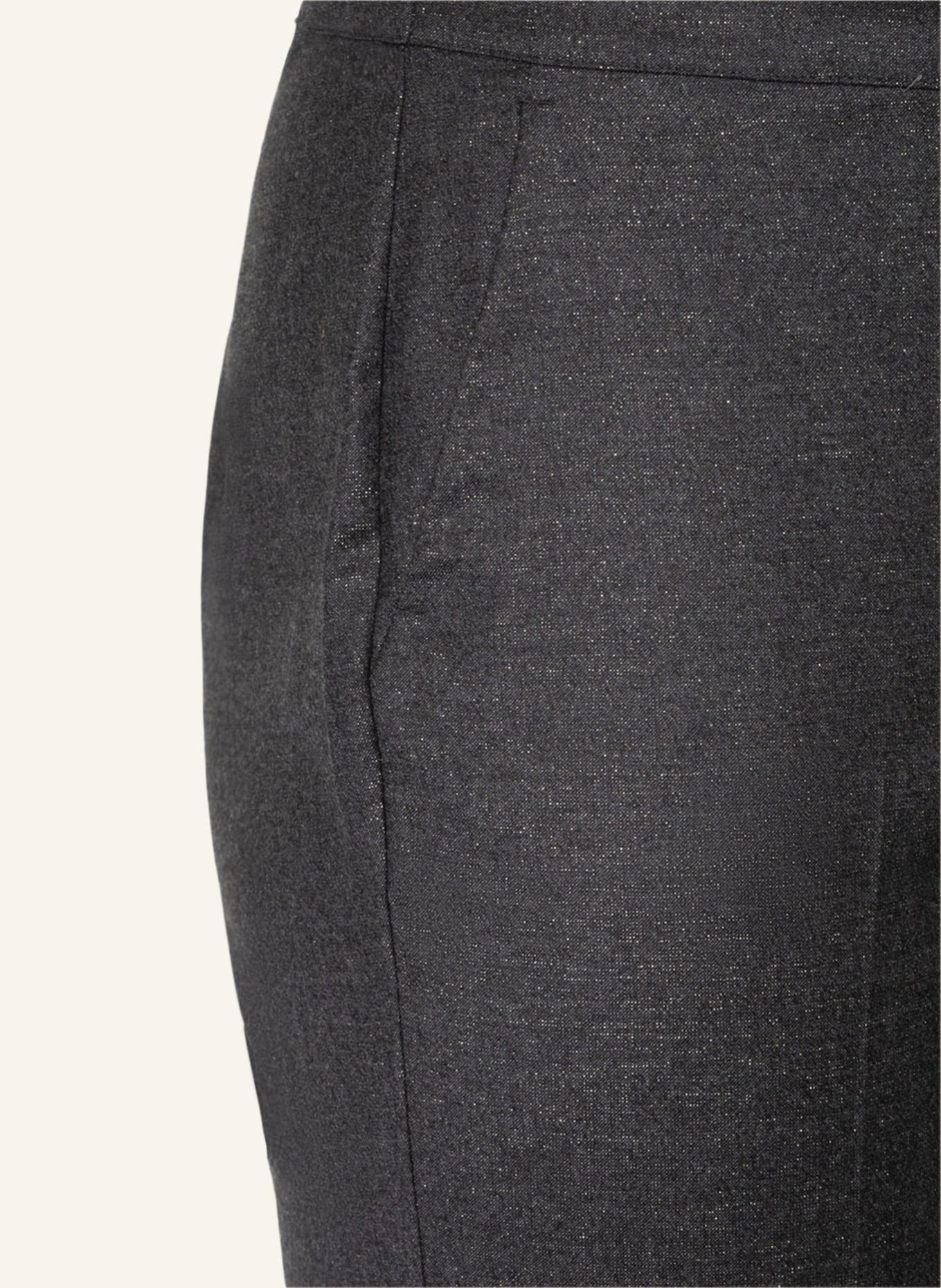 MARINA RINALDI VOYAGE Trousers with glitter thread, Color: DARK GRAY (Image 3)