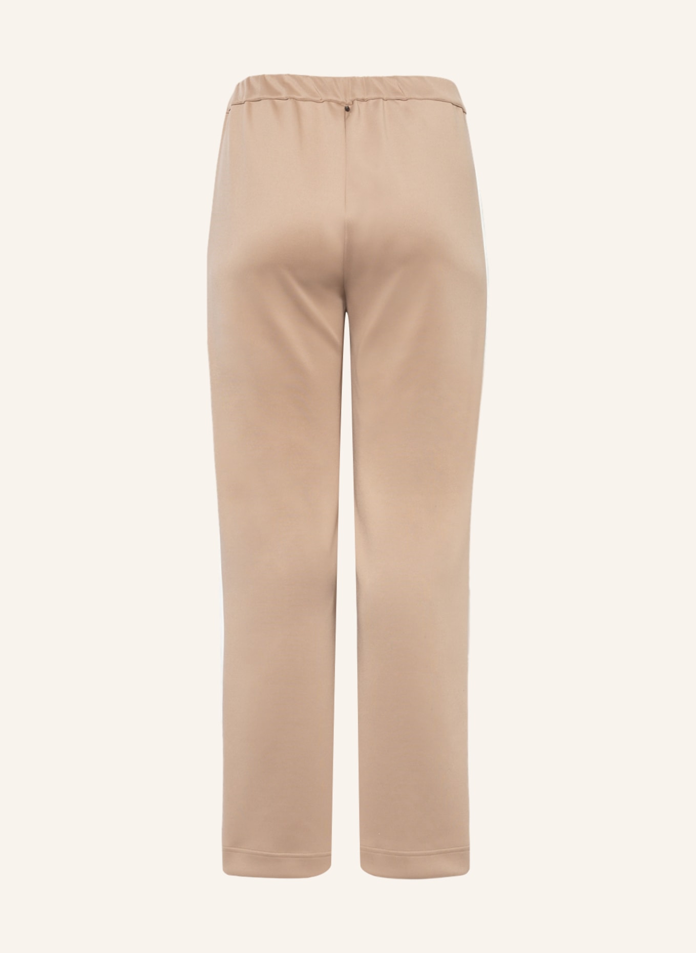 MARINA RINALDI SPORT Sweatpants with tuxedo stripe, Color: CAMEL (Image 2)
