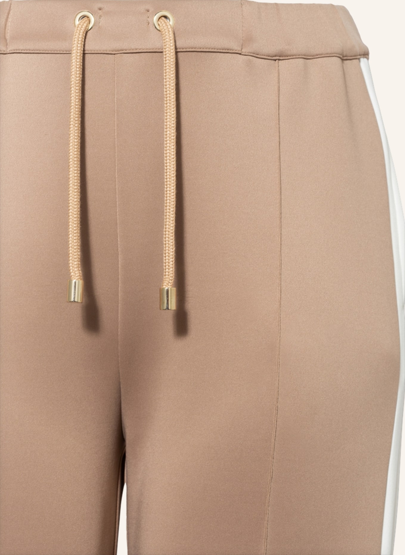 MARINA RINALDI SPORT Sweatpants with tuxedo stripe, Color: CAMEL (Image 3)
