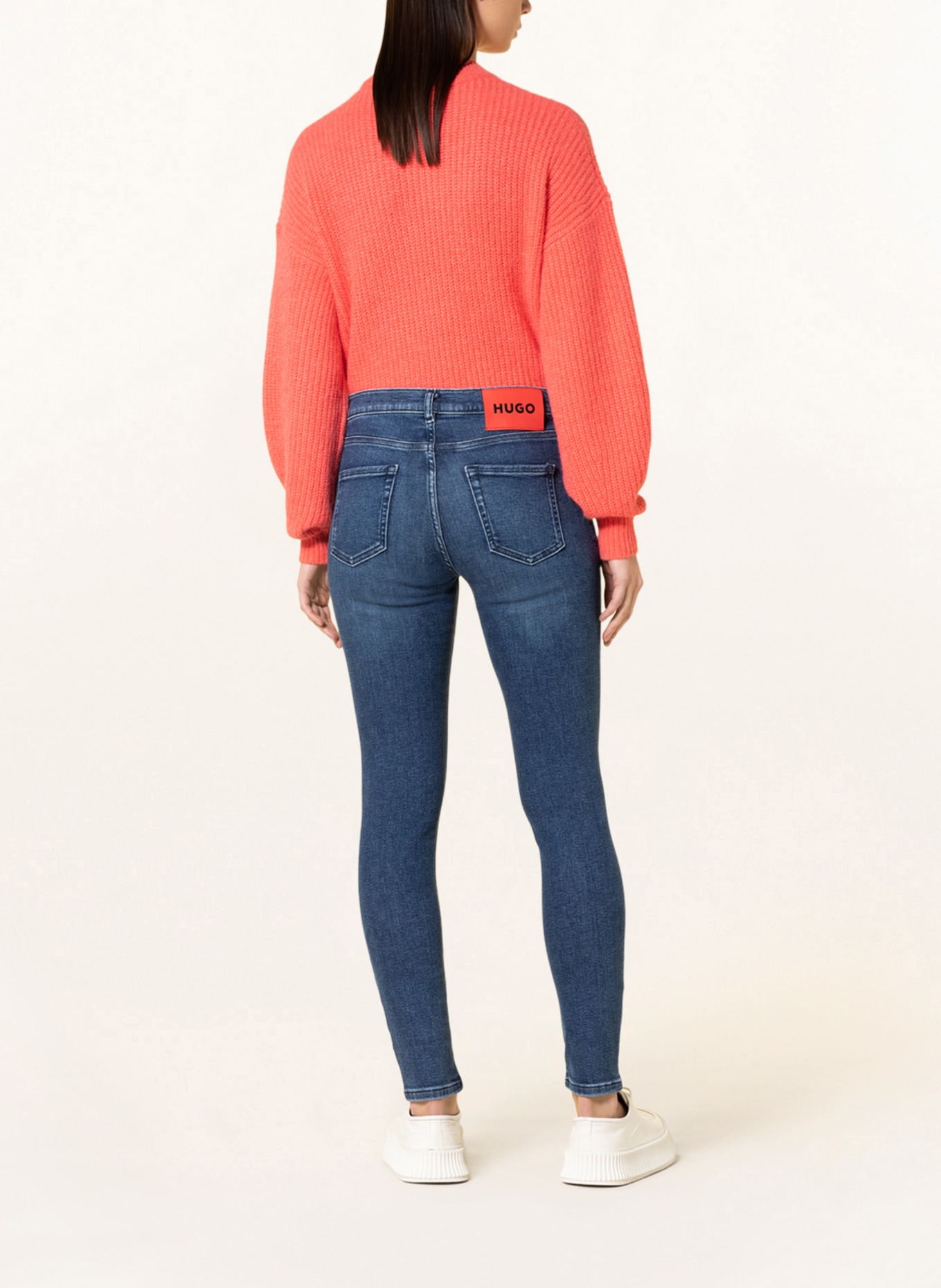 HUGO Skinny jeans CHARLIE, Color: 410 NAVY (Image 3)