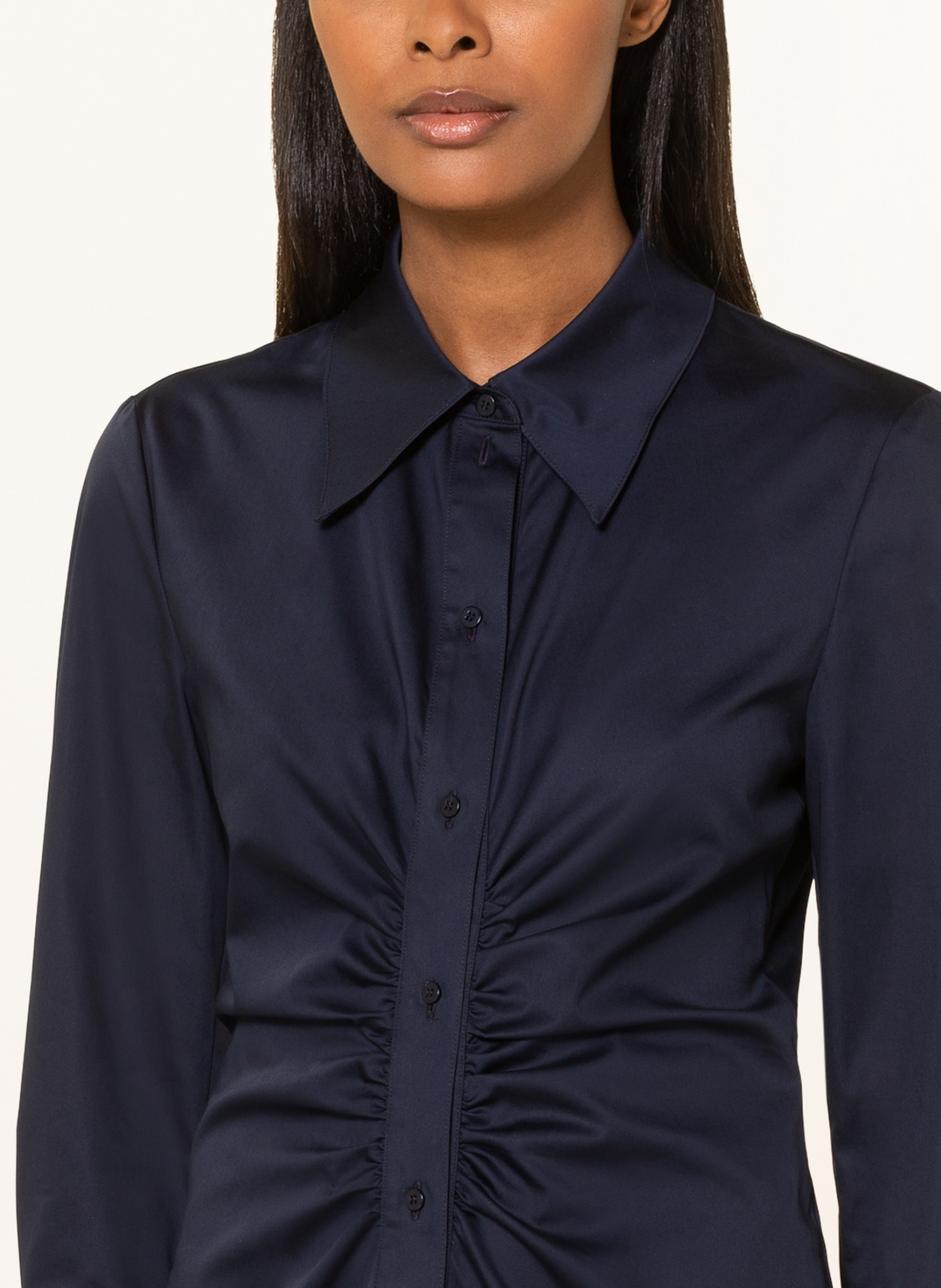 LUISA CERANO Shirt dress, Color: DARK BLUE (Image 4)