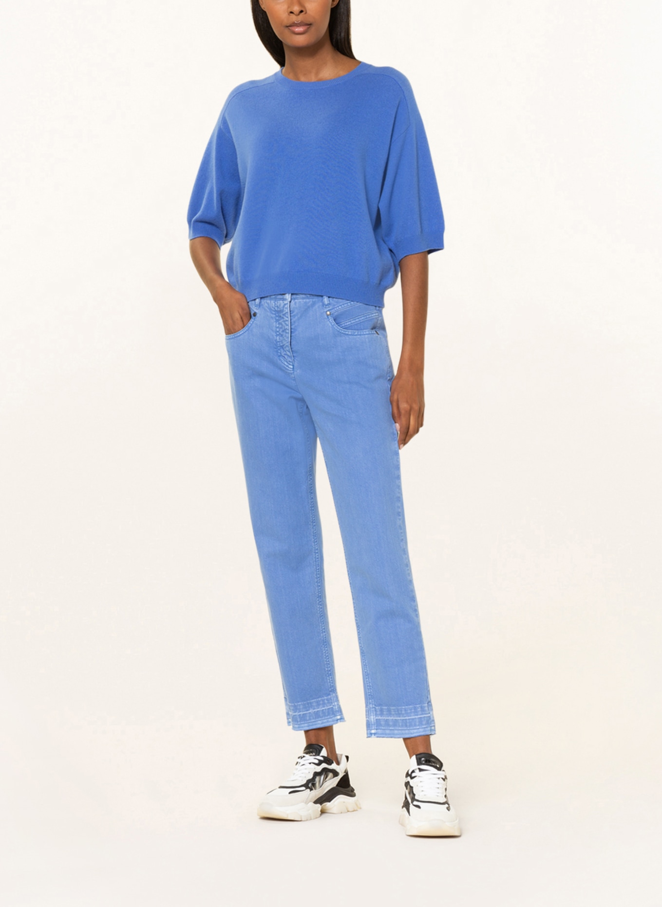 LUISA CERANO Straight Jeans, Farbe: 2432 BLUE (Bild 2)