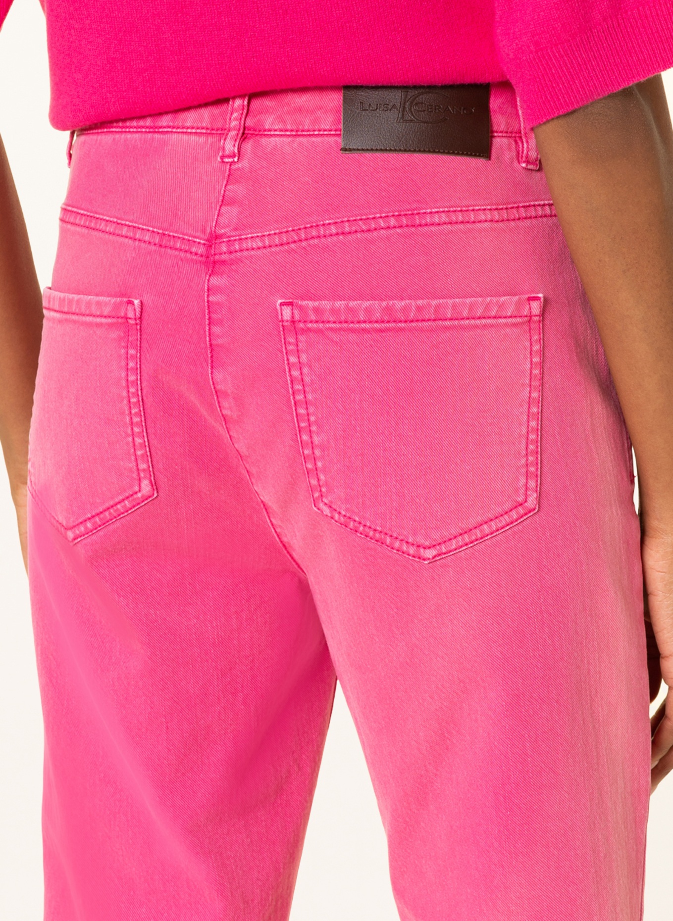 LUISA CERANO Straight Jeans, Farbe: 4492 red (Bild 5)