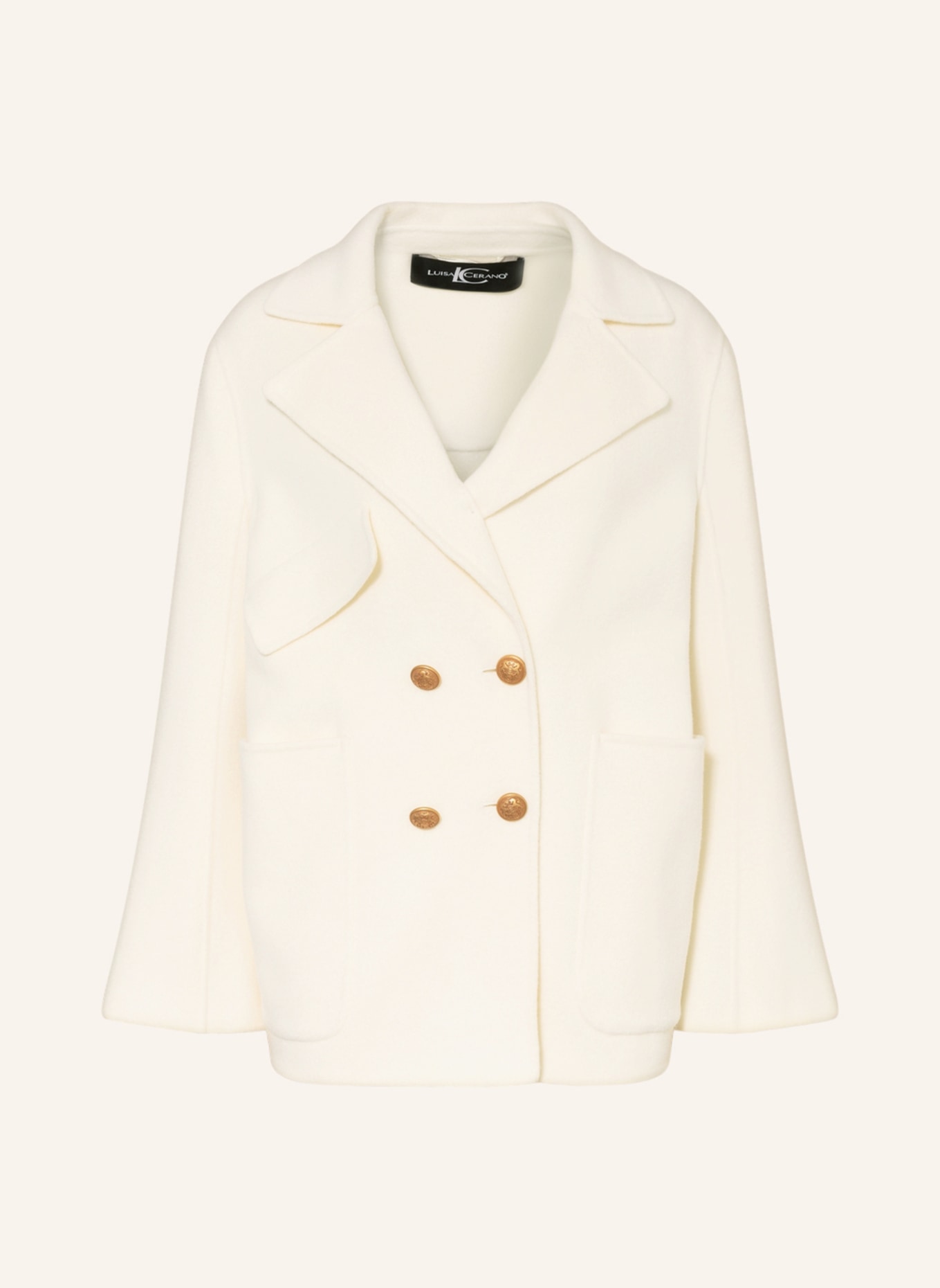 White pea coat womens Clearance