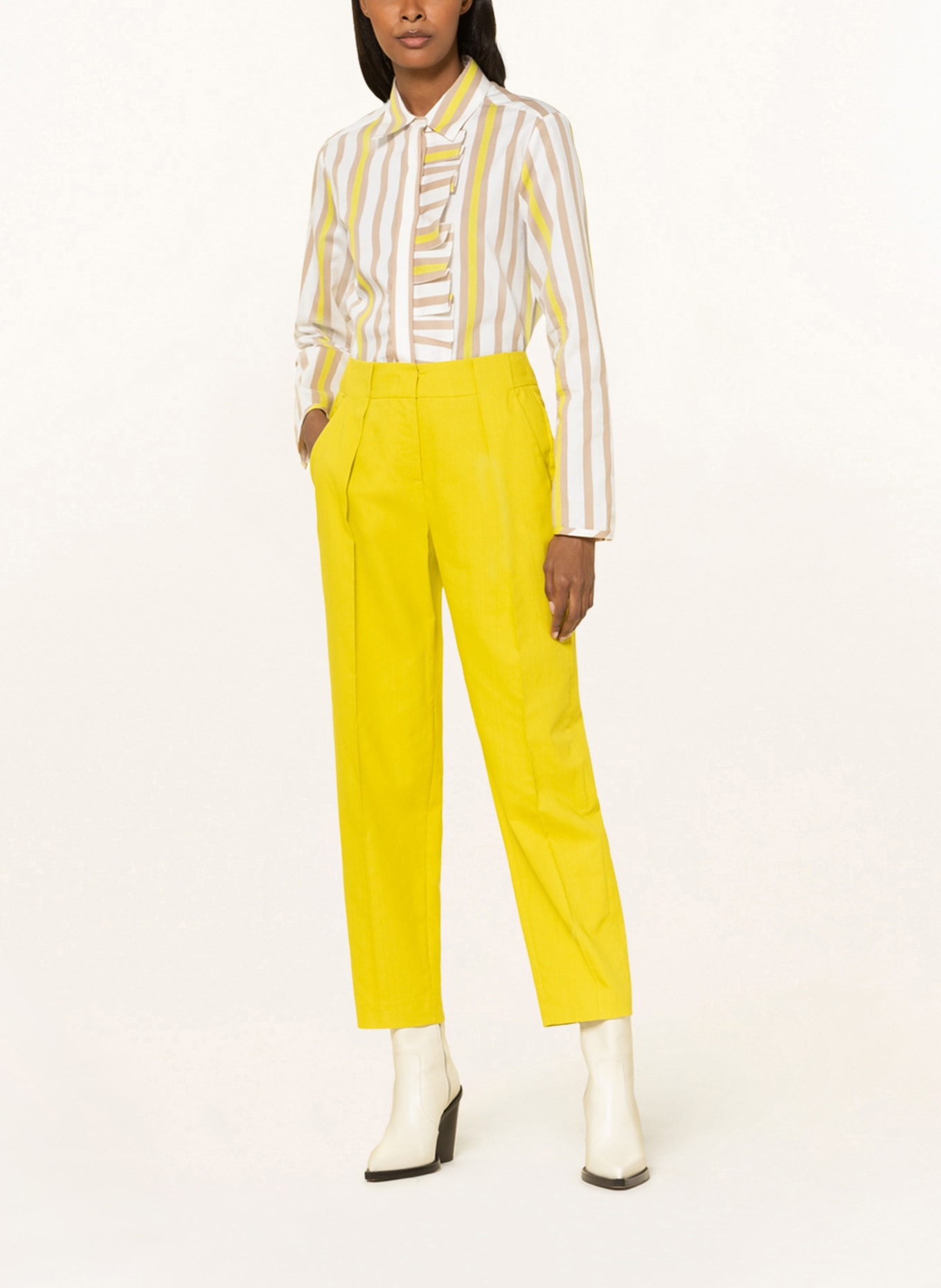 LUISA CERANO Spodnie, Kolor: CIEMNOŻÓŁTY (Obrazek 2)