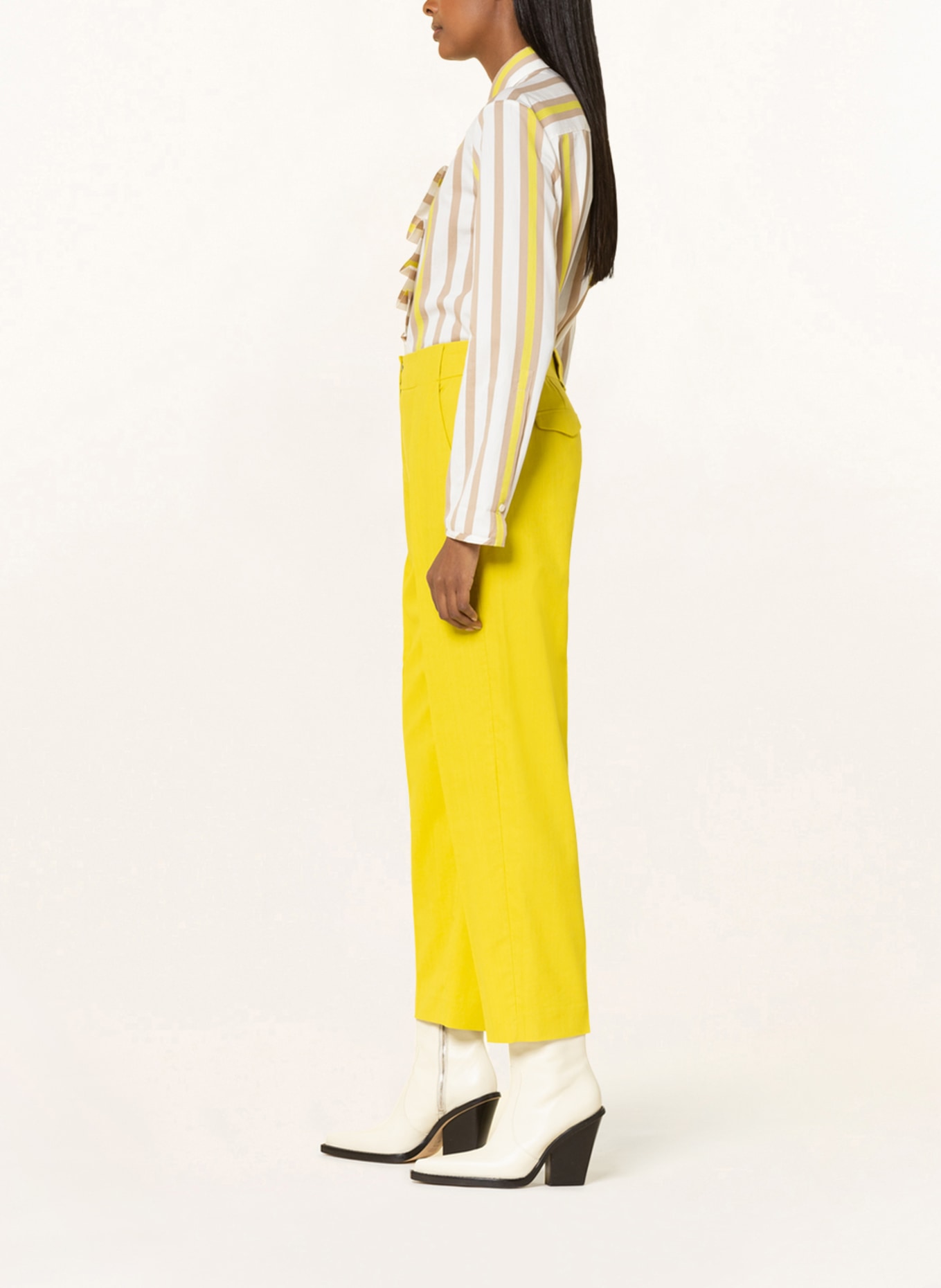 LUISA CERANO Spodnie, Kolor: CIEMNOŻÓŁTY (Obrazek 4)